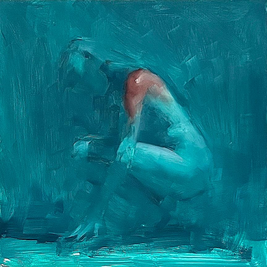 Chroma 29  - original figurativ abstrakt - weibliche form - zeitgenössische kunst