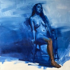 Chroma 39 - original figurativ abstrakt - weibliche form A - zeitgenössische kunst