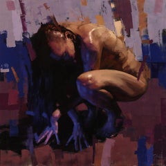 Dentro Sin - abstracto figurativo original - forma femenina - arte contemporáneo