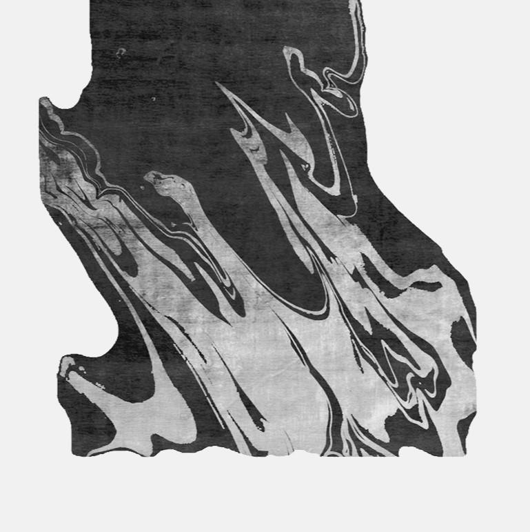 Post-Modern Calvin Lake 89 Night Edit Rug by Atelier Bowy C.D. For Sale