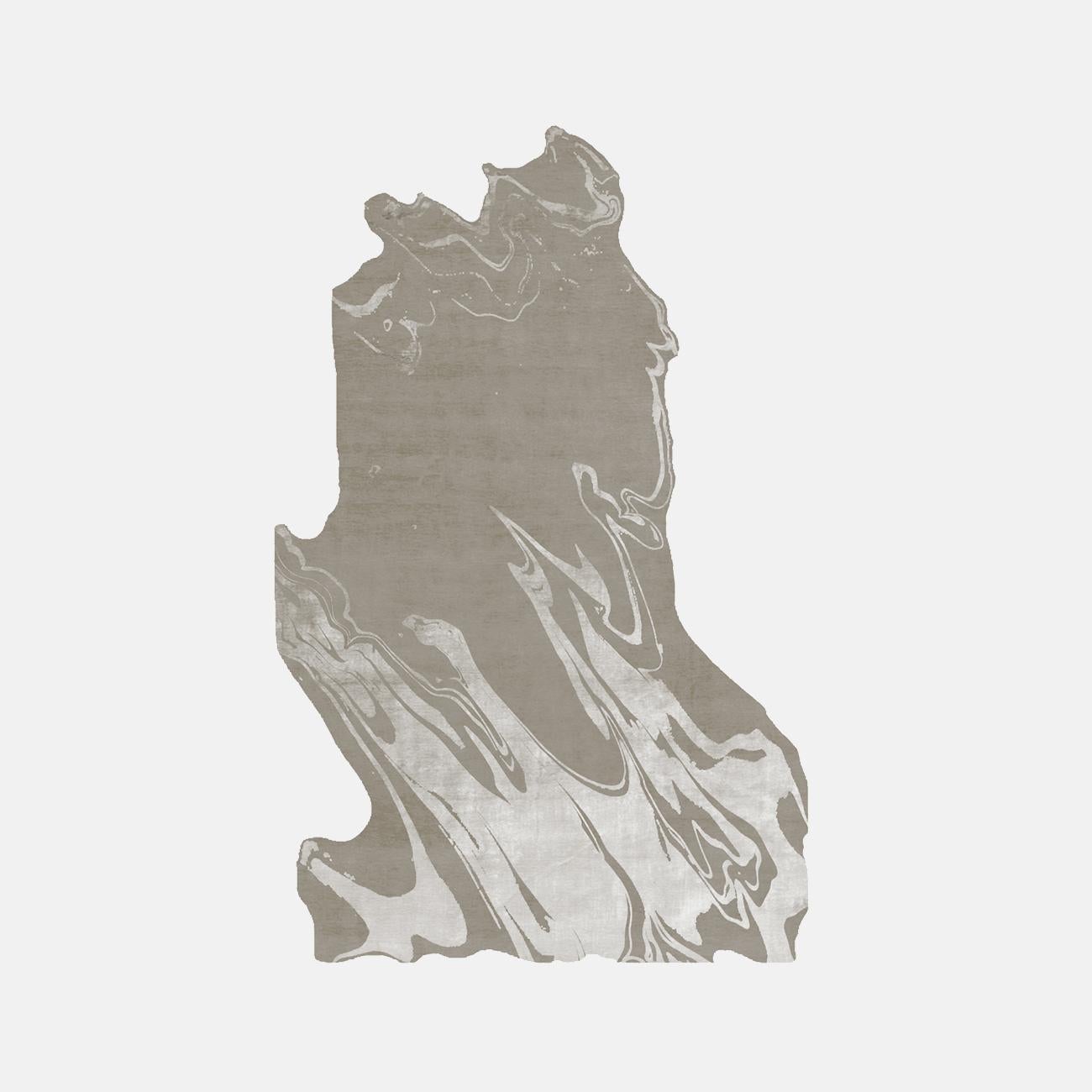 Calvin Lake 89 Night Edit Rug by Atelier Bowy C.D. In New Condition For Sale In Geneve, CH