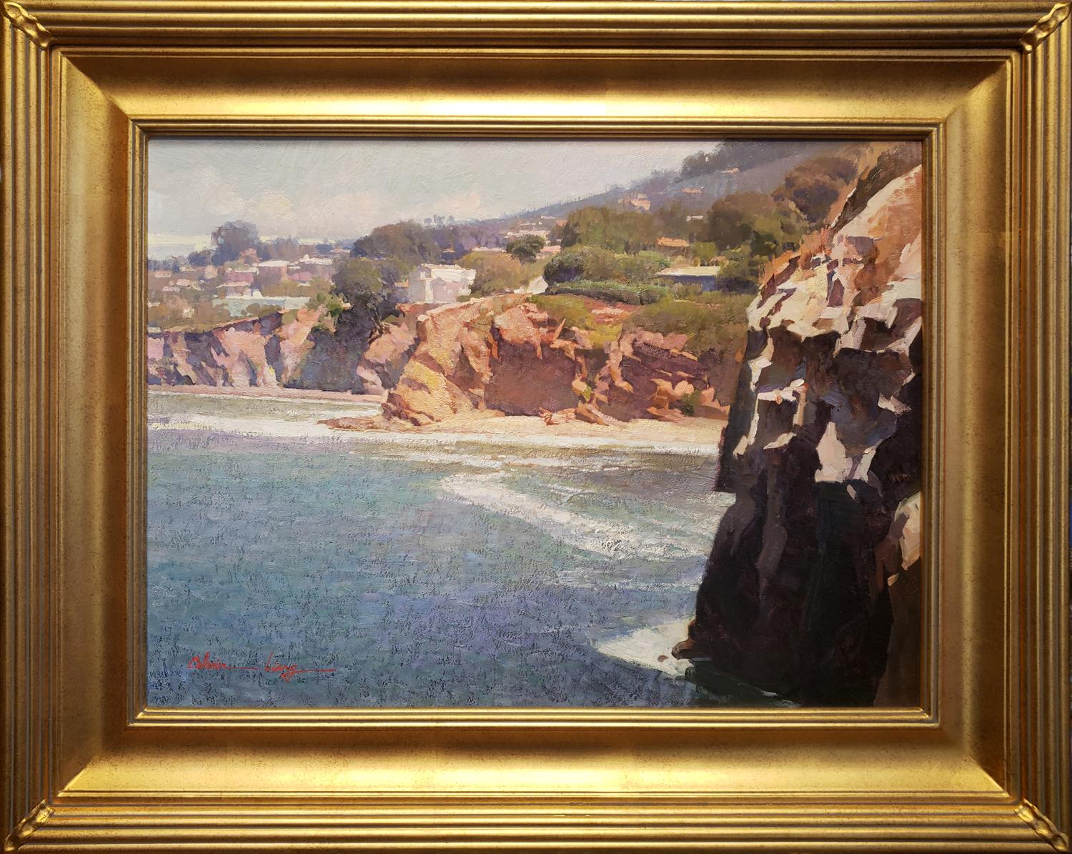 A View from La Jolla - Painting by Calvin Liang