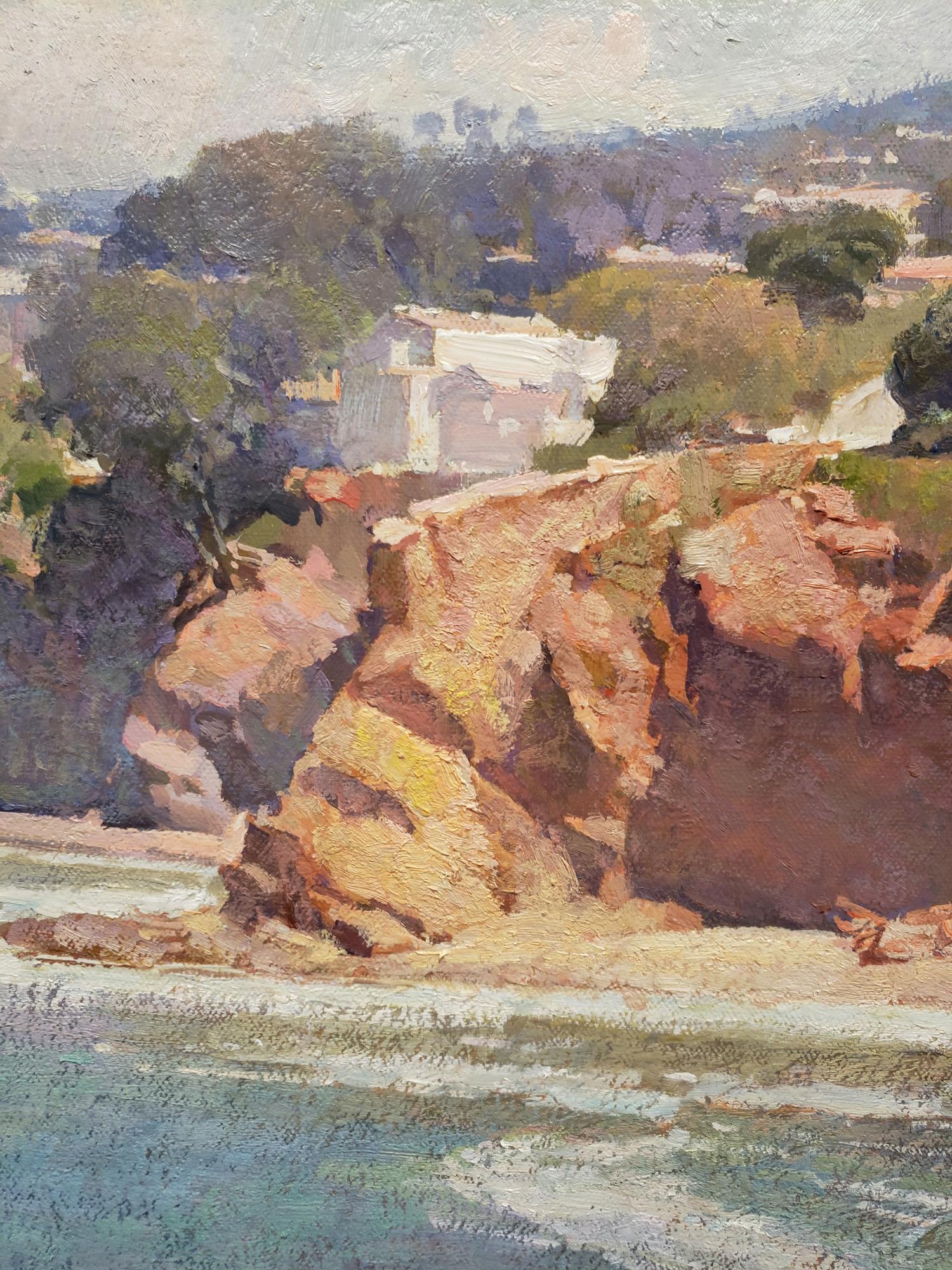 A View from La Jolla - Realist Painting by Calvin Liang
