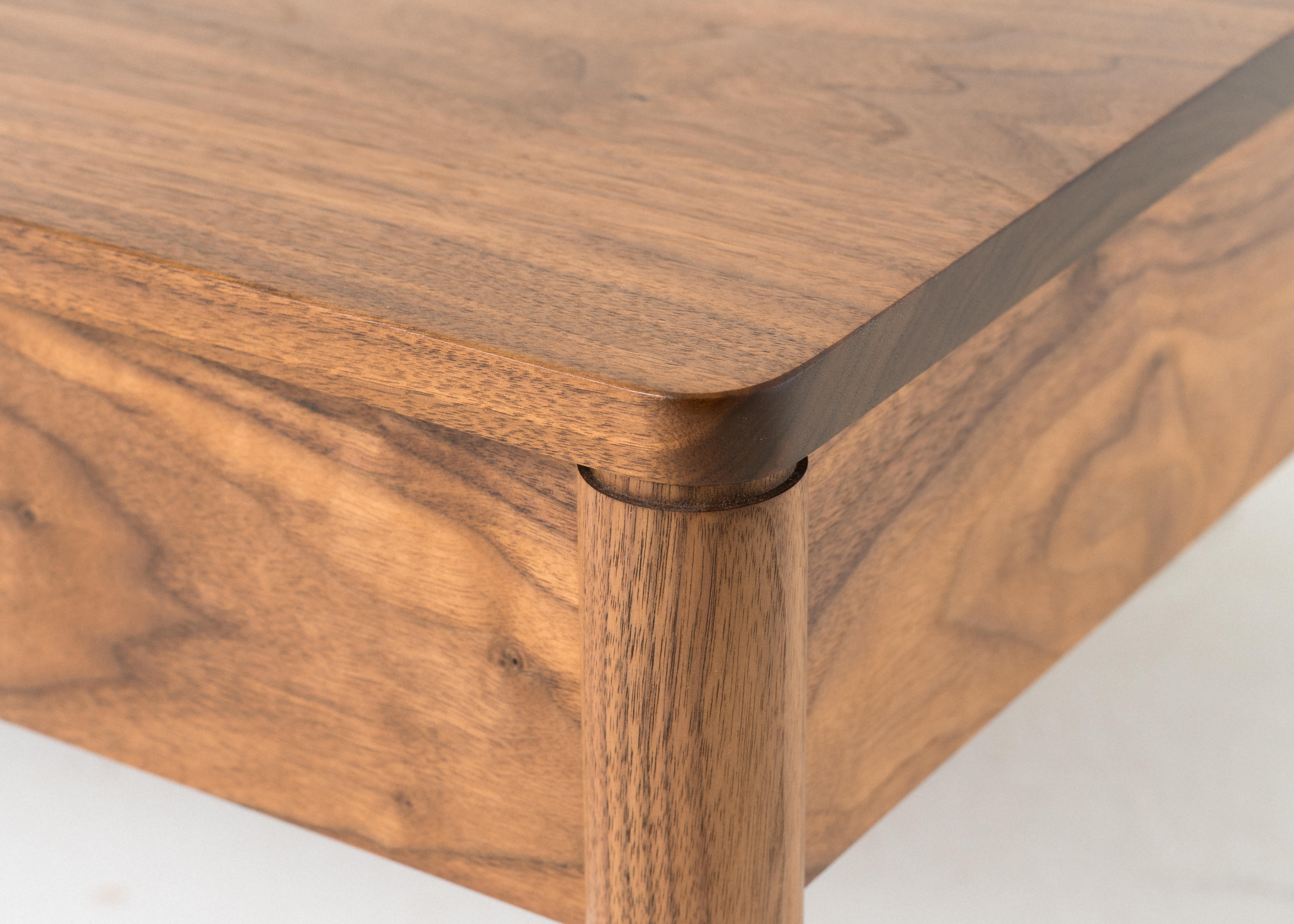 Joinery Calvin Low Table Medium, Handcrafted Solid Wood Coffee Table For Sale