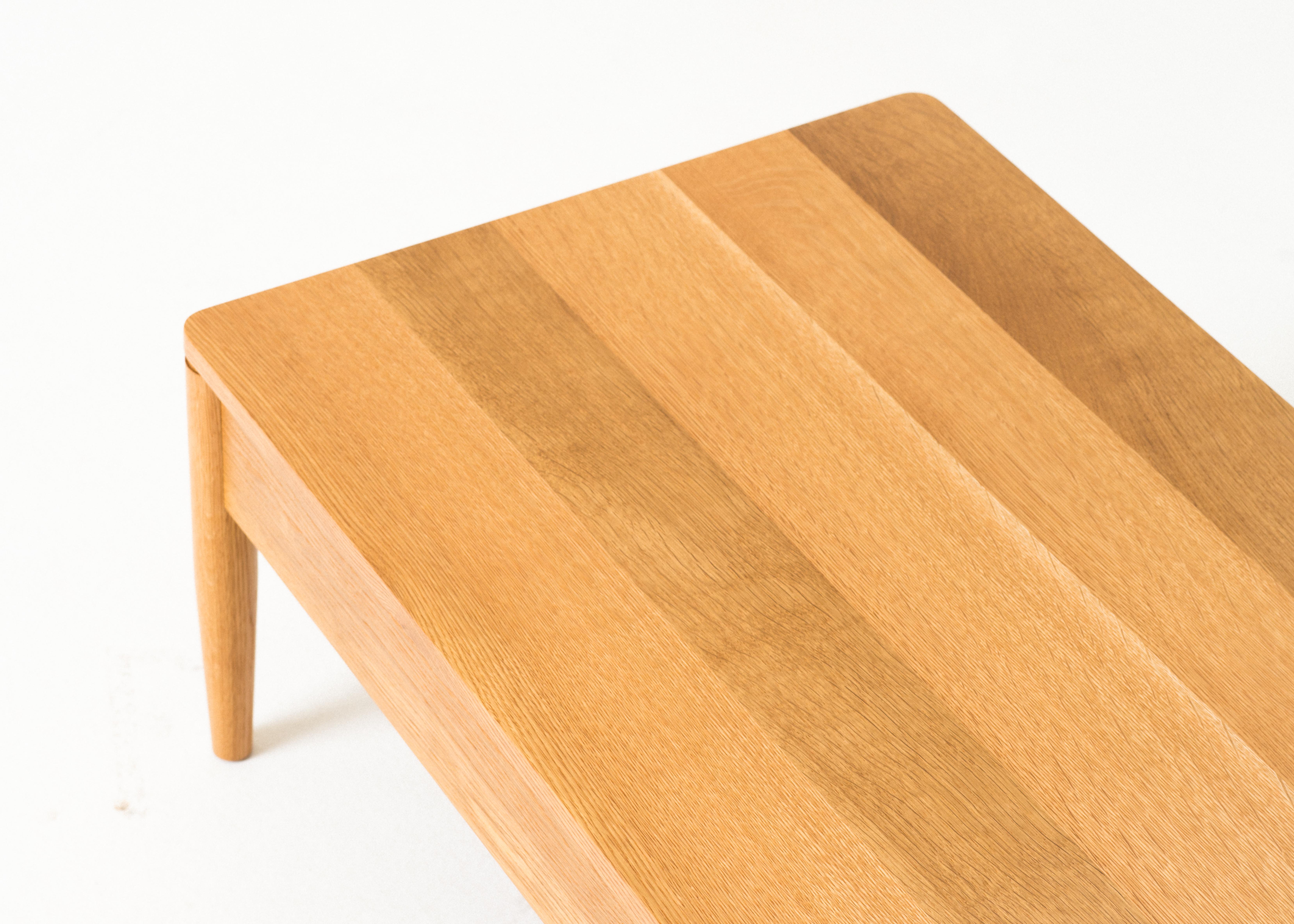 wood low coffee table