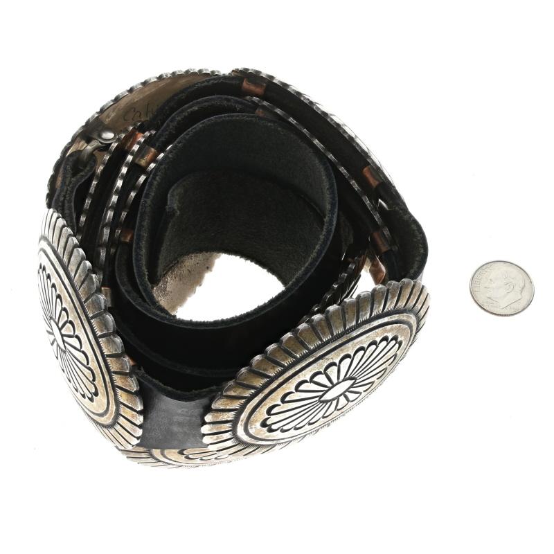 Calvin Maloney, amérindien Navajo Concho, argent sterling en vente 1