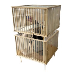 "Monument 8" Calvin Marcus, Mixed Media Construction Contemporary Sculpture