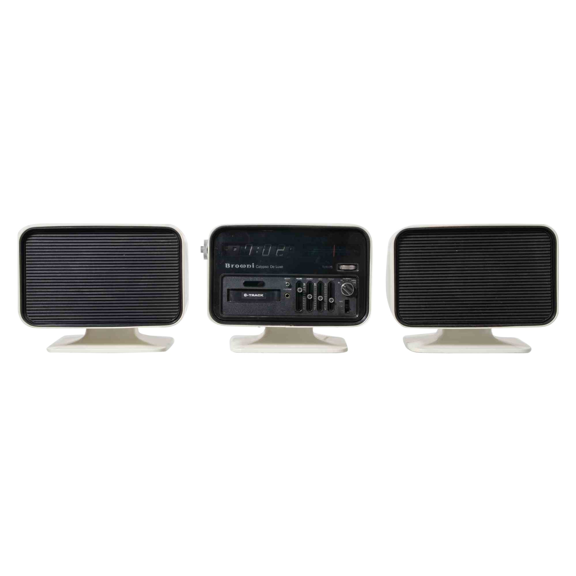 “Calypso De Luxe” Stereo System by Browni, Italy 1970s For Sale