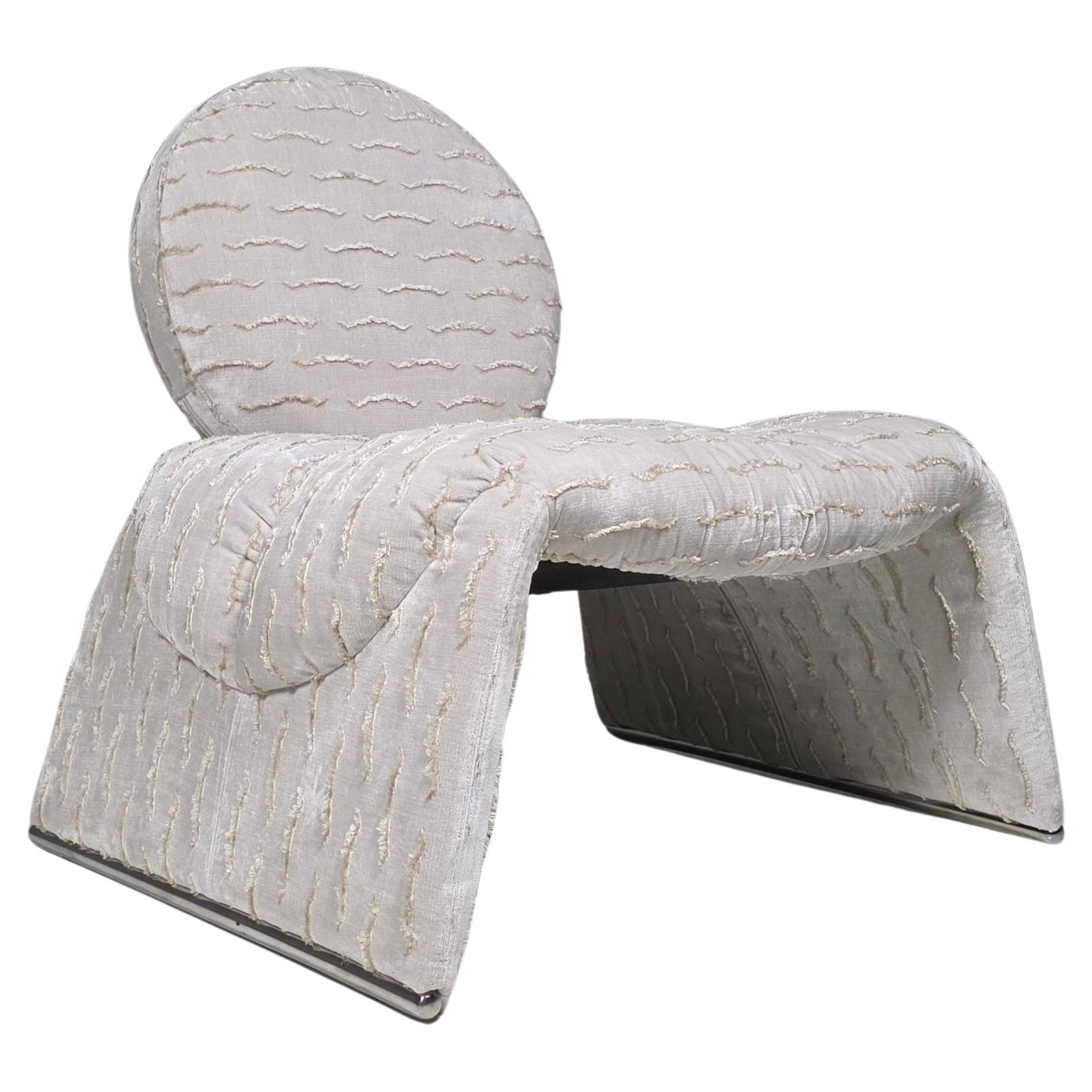 Calypso lounge chair by Vittorio Introini for Saporiti, 1970s in vendita