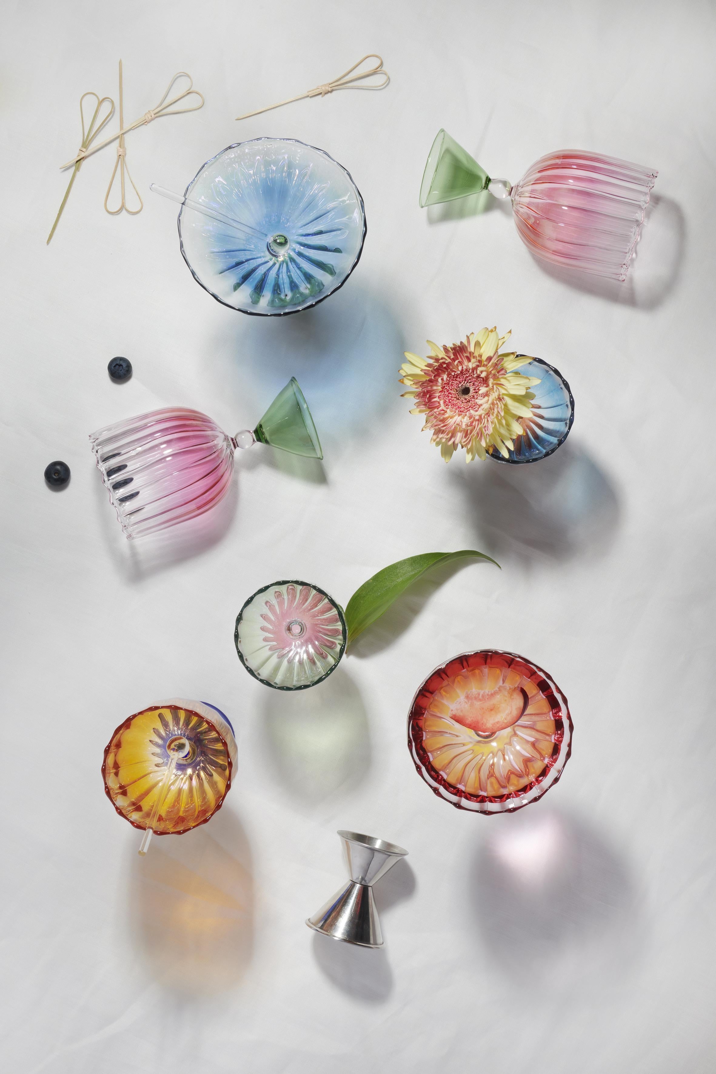 Italiano Set Martini Calypso in vendita