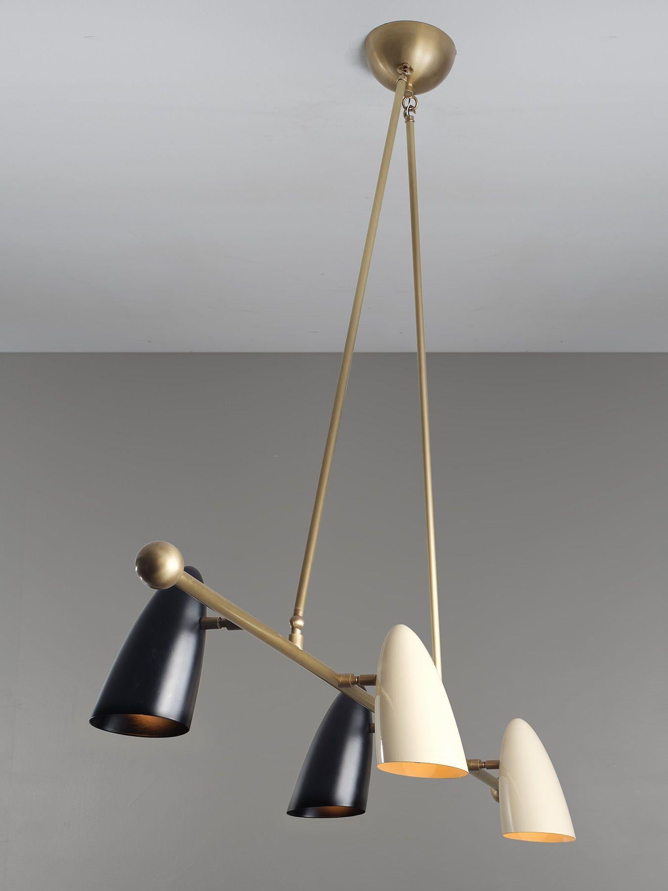 The CALYX ceiling fixture designed by Blueprint Lighting; a playful piece of functional sculpture inspired by the 