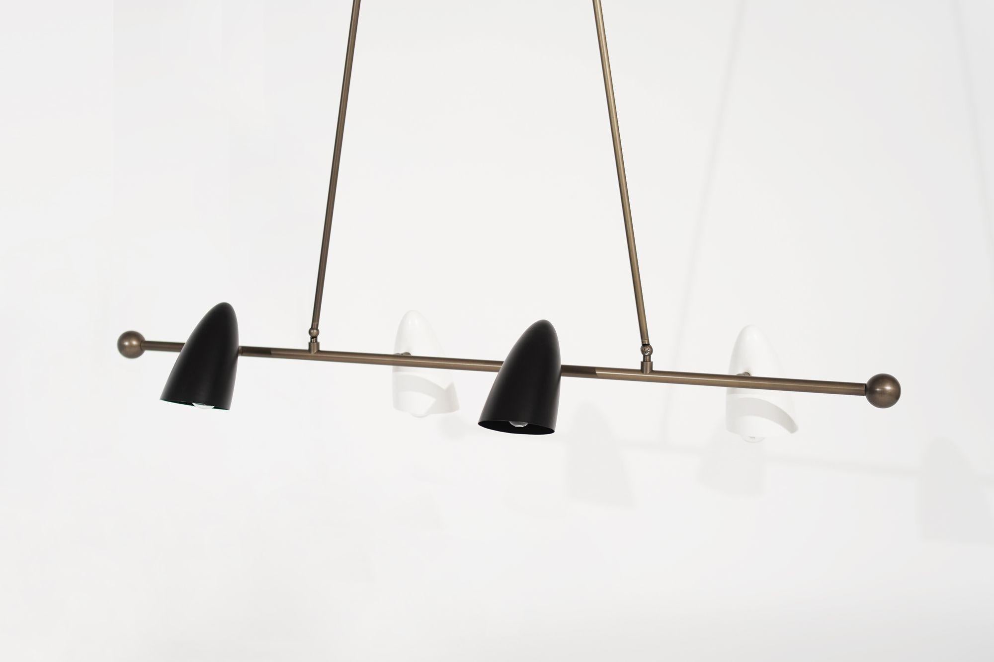 The CALYX ceiling fixture; a playful piece of functional sculpture inspired by the 
