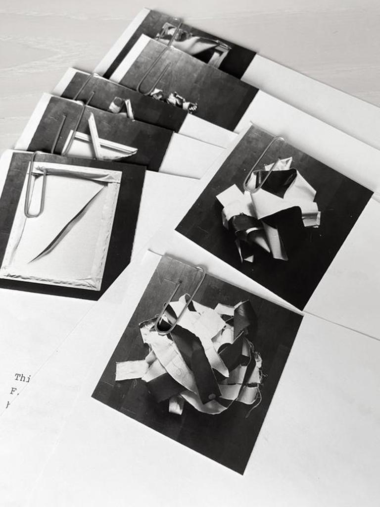 Look — contemporary conceptual black & white original artwork documentation - Conceptual Photograph by Cam Champ
