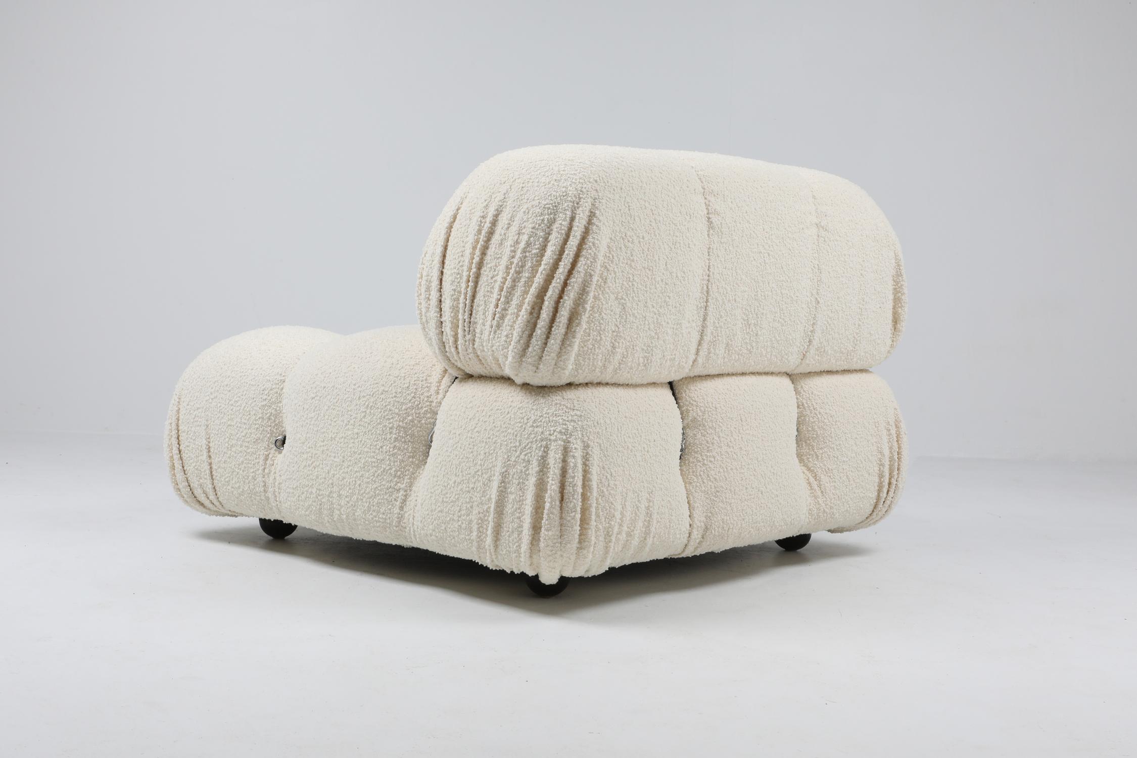 Camaleonda Bouclé Wool Sectional Sofa by Mario Bellini 2