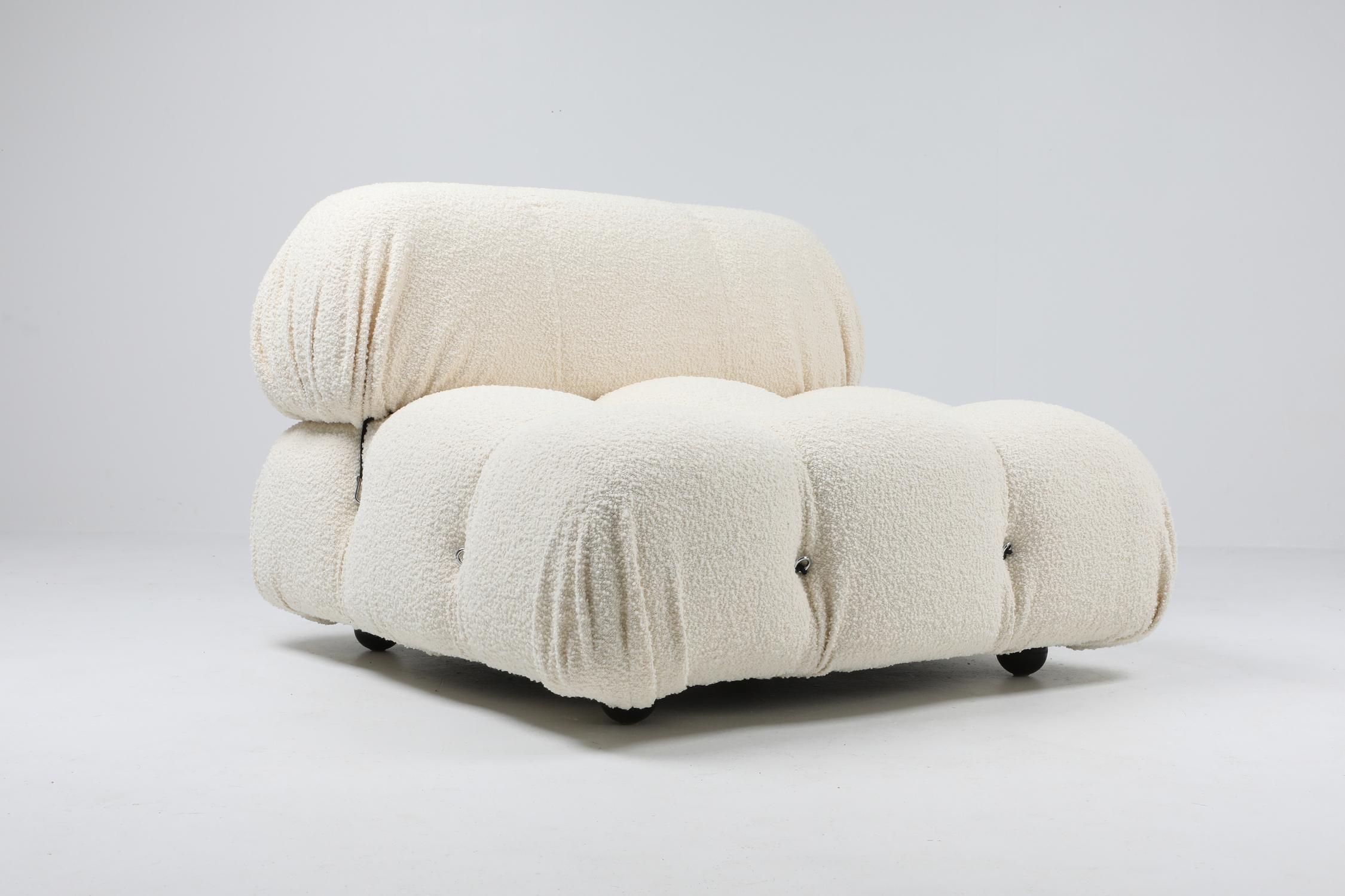 Camaleonda Bouclé Wool Sectional Sofa by Mario Bellini In Excellent Condition In Antwerp, BE