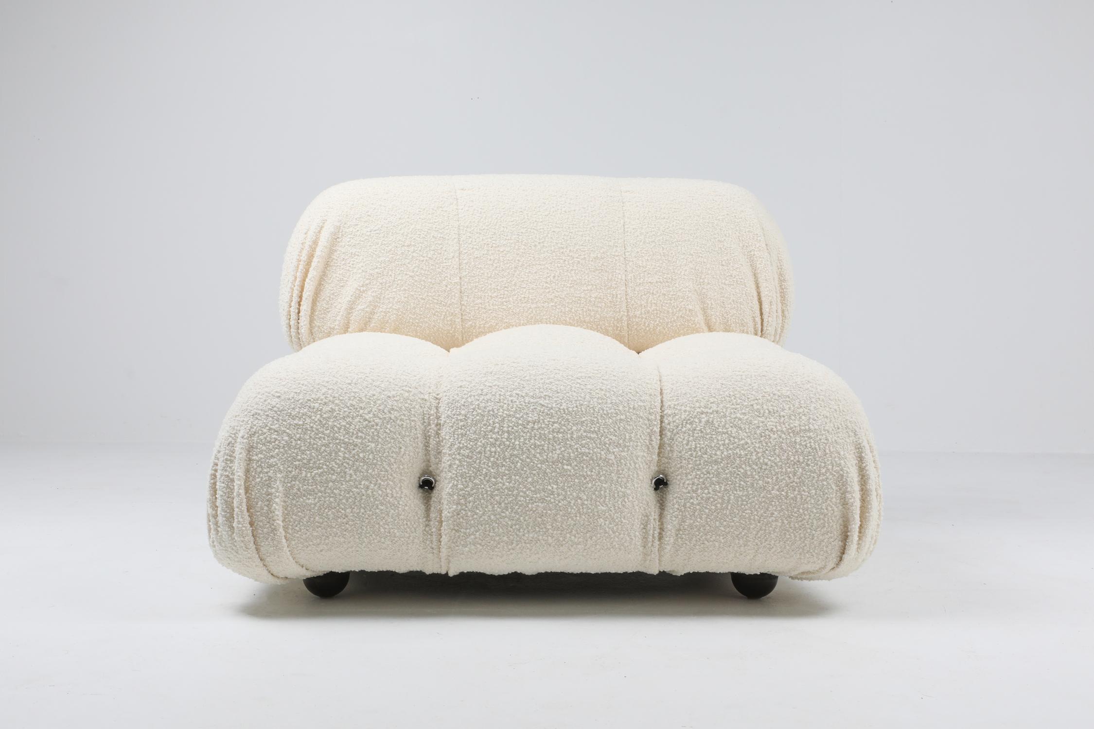 20th Century Camaleonda Bouclé Wool Sectional Sofa by Mario Bellini