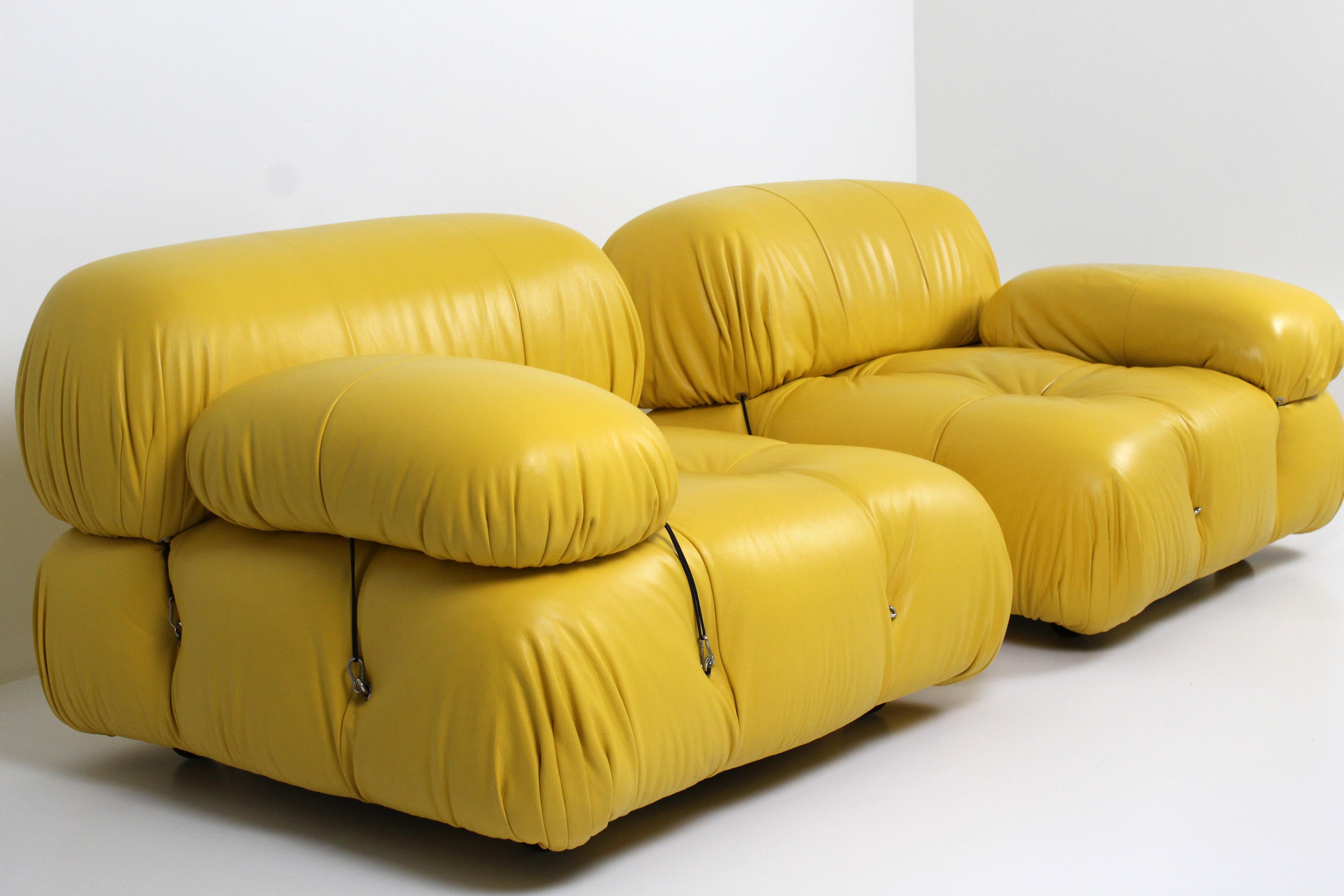 Leather Camaleonda by Mario Bellini for B&B Italia For Sale