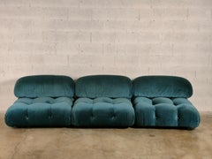 Camaleonda Light Blue Sofa by Mario Bellini for C&B Italia, 1971