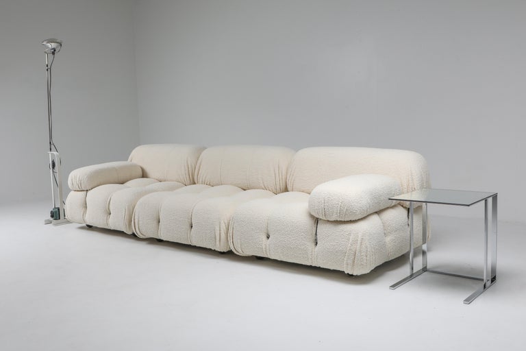 20th Century Camaleonda Lounge Chair in Boucle Wool by Mario Bellini, Sectional Sofa, 1970's For Sale