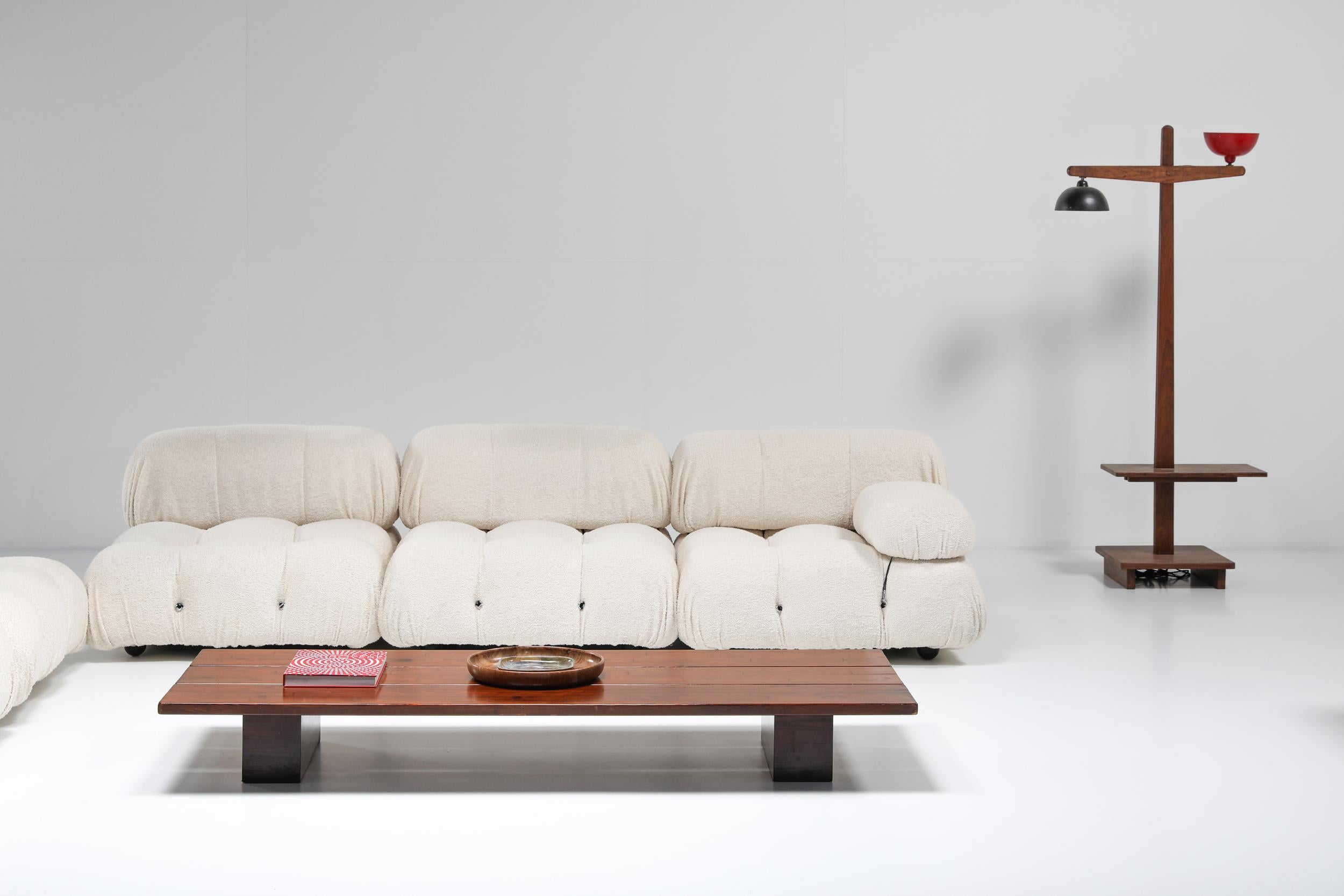 Sillón Camaleonda de lana Boucle de Mario Bellini, Sofá seccional, años 70 en venta 1