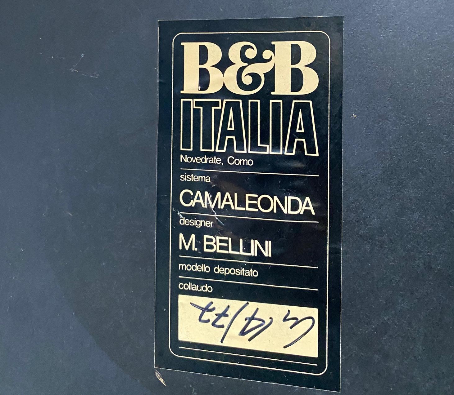 Fauteuils de salon Camaleonda de Mario Bellini pour B&B, Italie, (Personnalisable) Abîmé - En vente à Argelato, BO