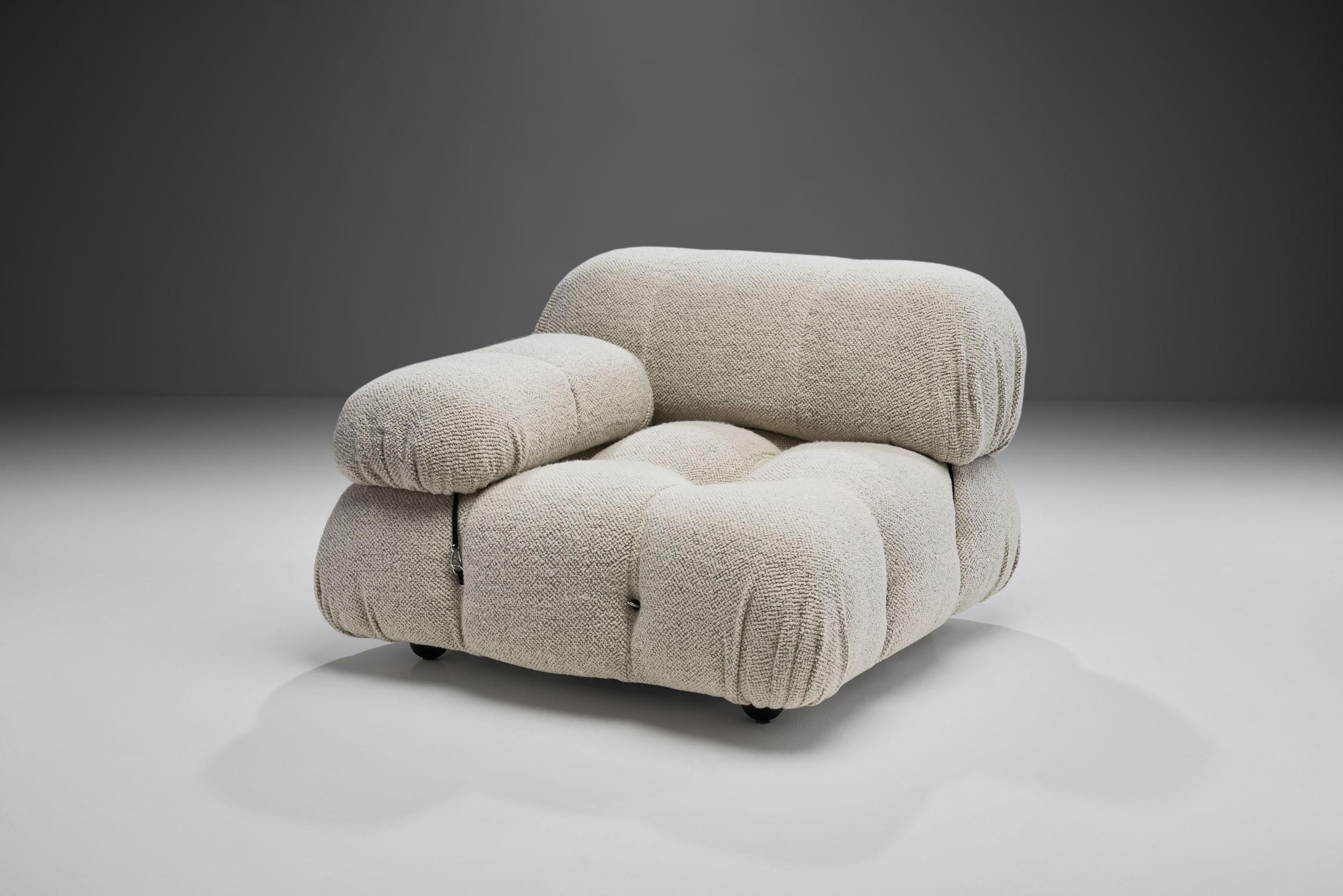 Italian “Camaleonda” Modular Sofa in 3 Segments by Mario Bellini for B&B, Italy, 1971