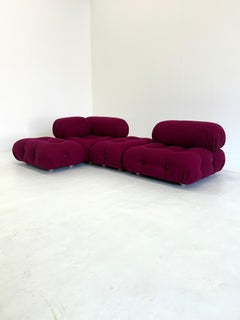 Camaleonda Modular Sofa in Bordeaux by Mario Bellini for B&B Italia