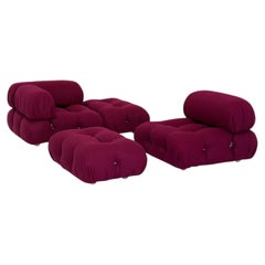 Camaleonda Modular Sofa in Bordeaux by Mario Bellini for B&B Italia