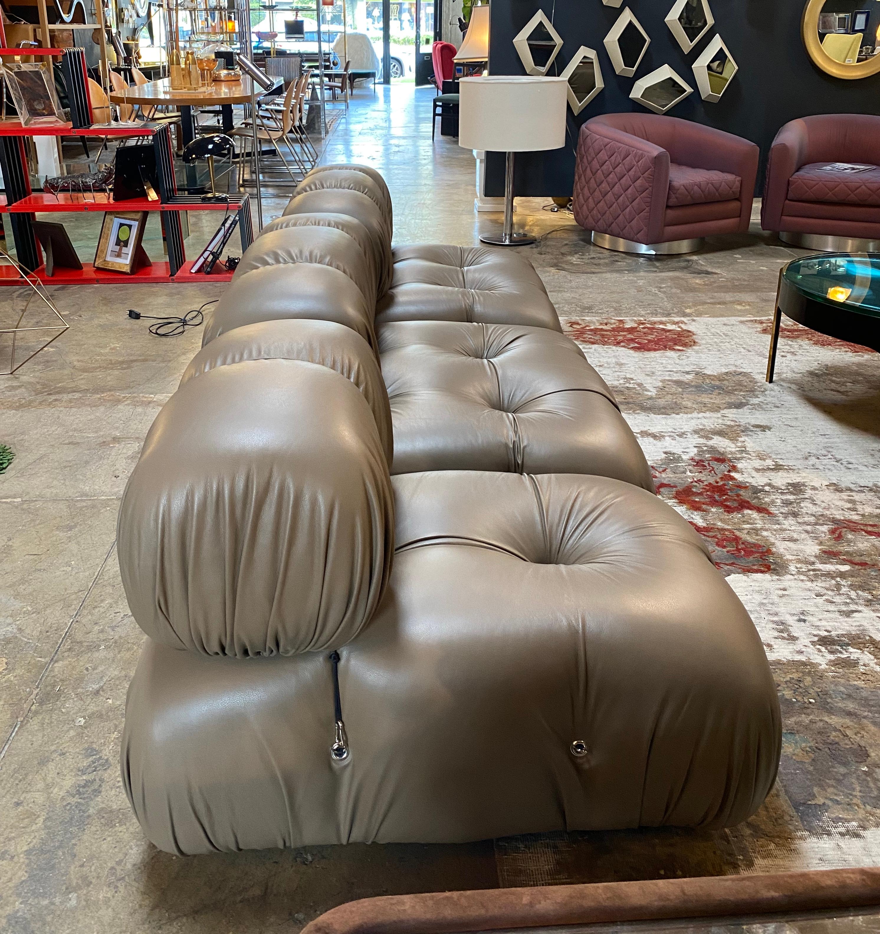 camaleonda leather sofa