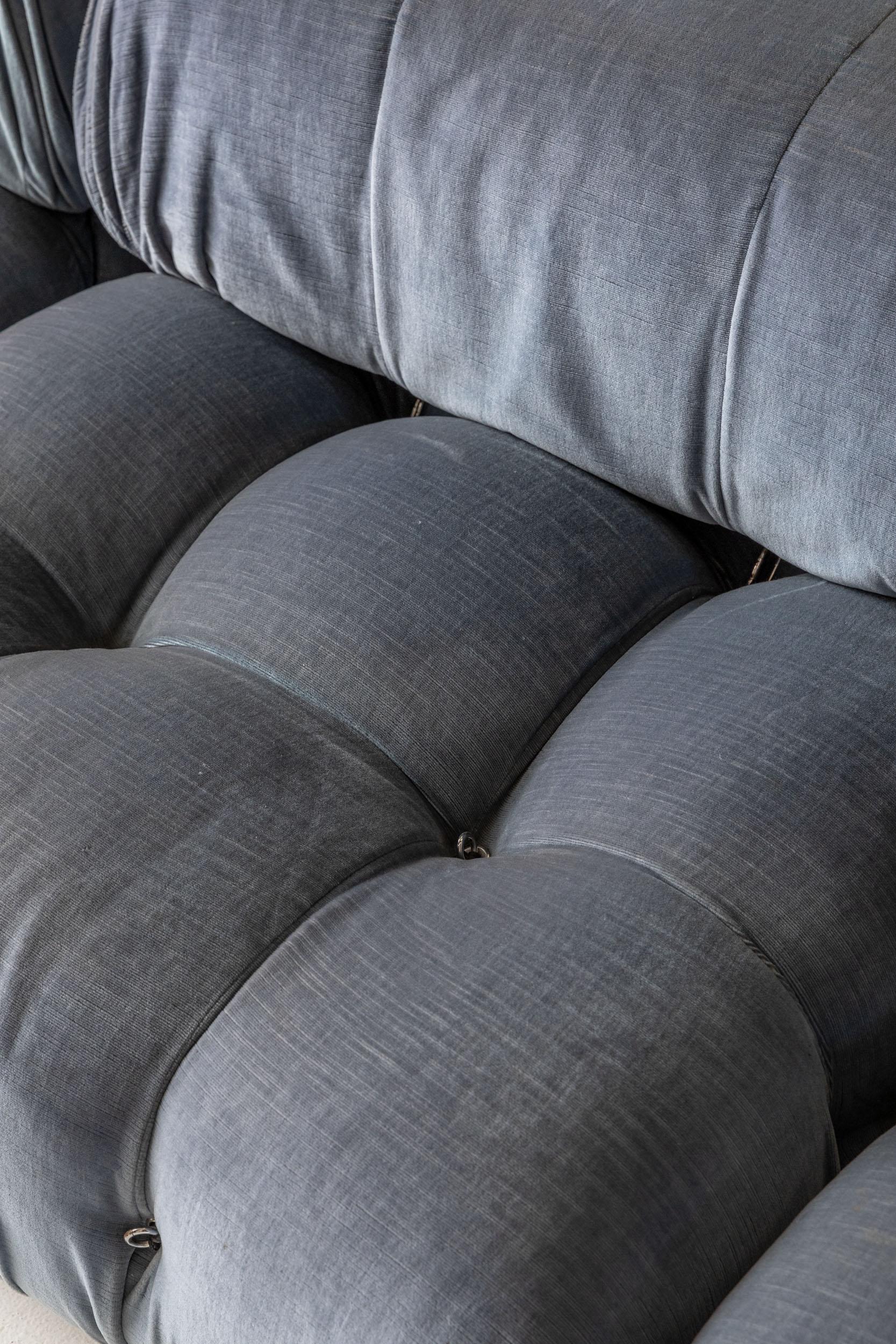 Velvet Camaleonda Sectional Sofa by Mario Bellini for B&B