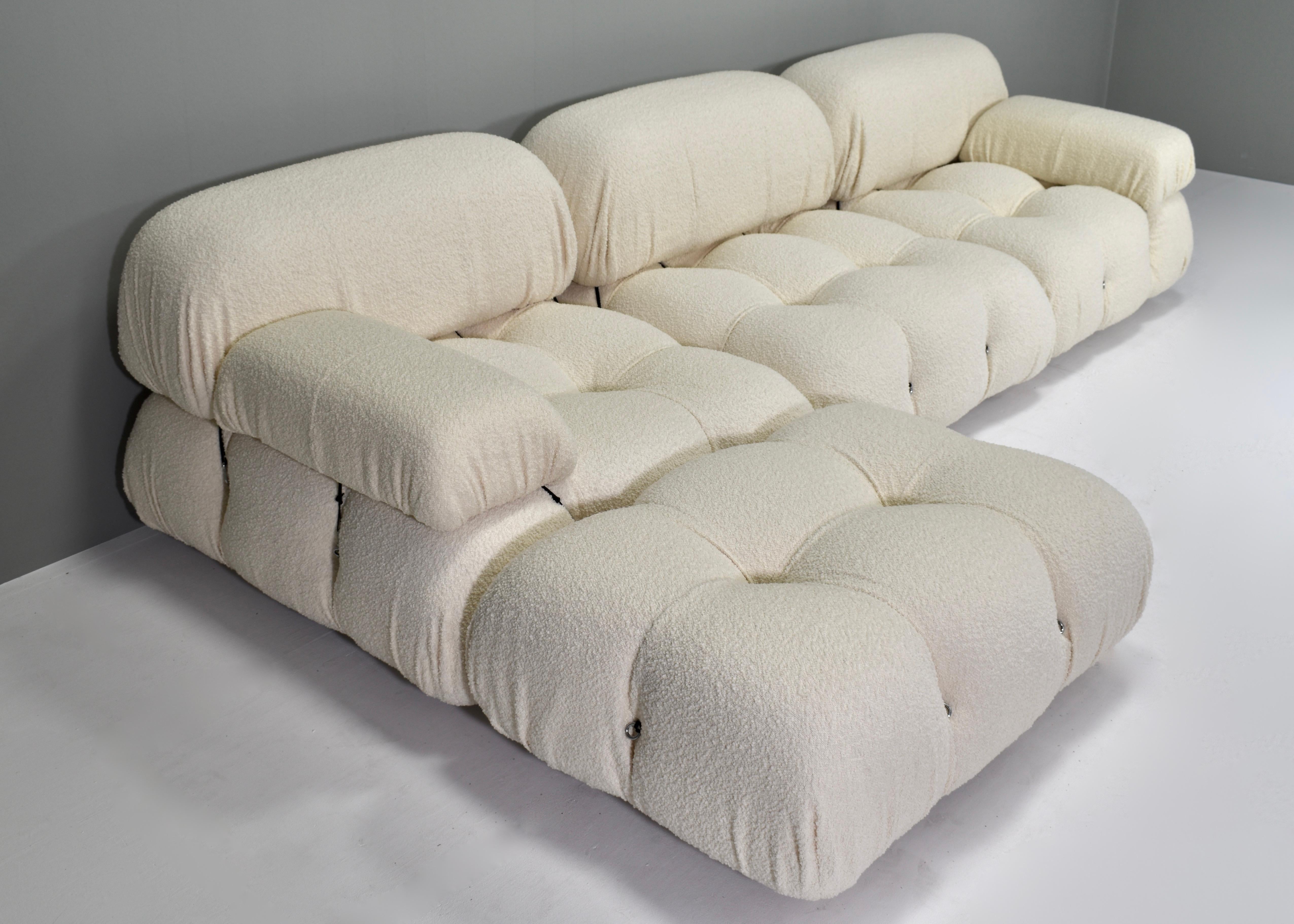 Fabric Camaleonda Sectional Sofa by Mario Bellini for B&B Italia, New Upholstered