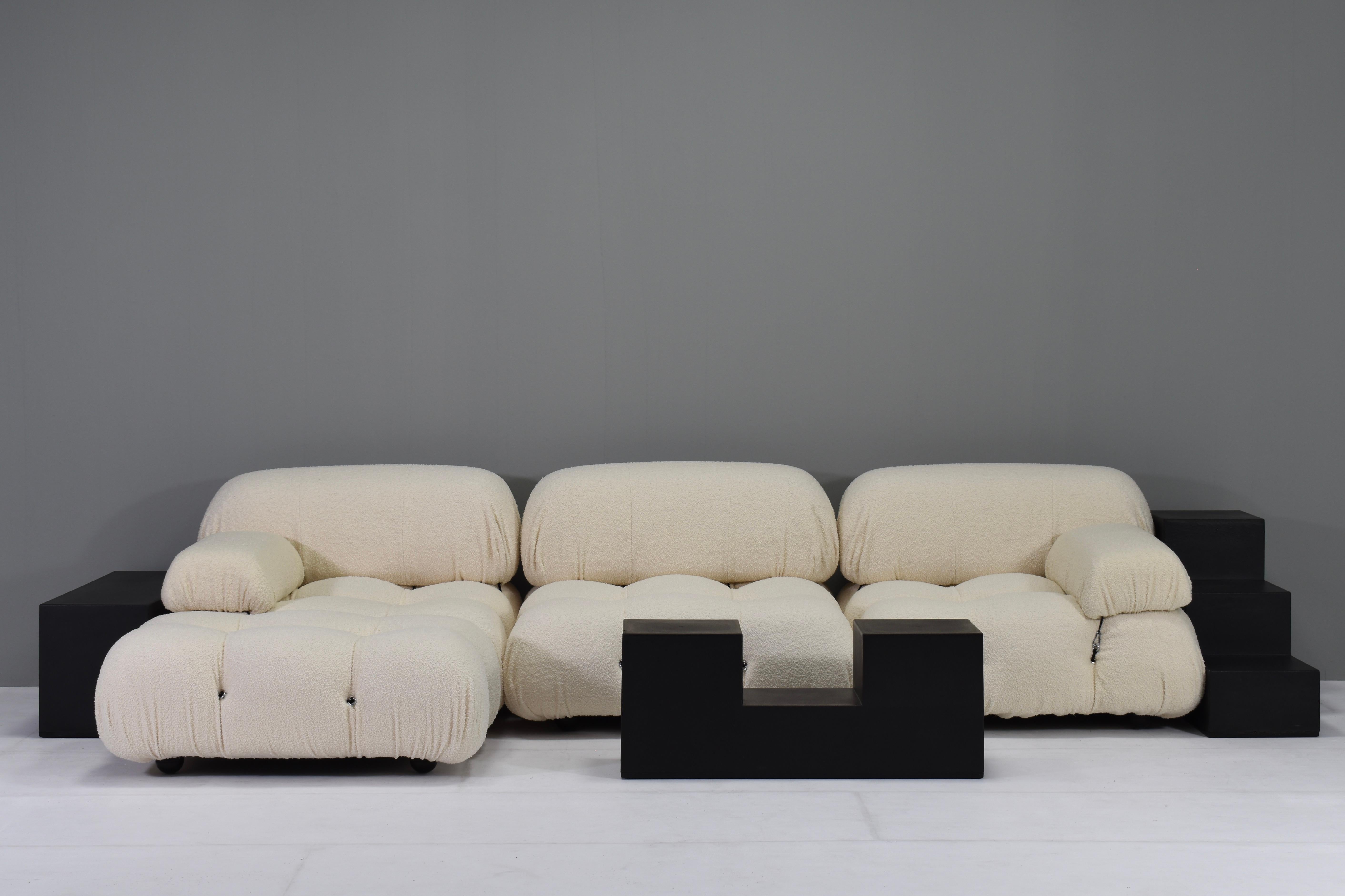 Mid-Century Modern Camaleonda Sectional Sofa by Mario Bellini for B&B Italia, New Upholstered