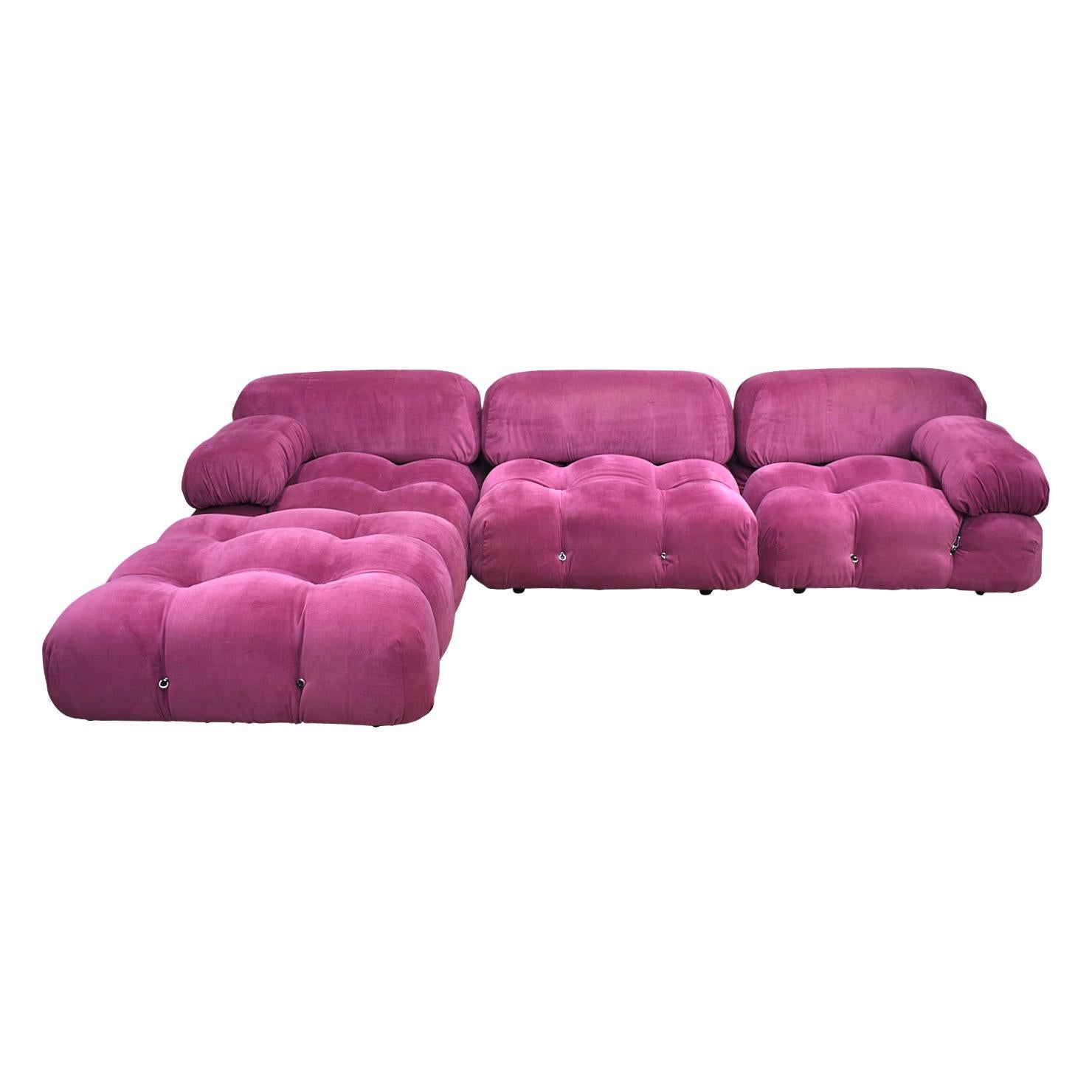 Camaleonda sofa by Mario Bellini for C&B Italia, circa 1970s.
Important! C&B Italia was the initial manufacturer that later became B&B Italia, therefore this is the original 1st edition version of the sofa. The sofa features four elements with three