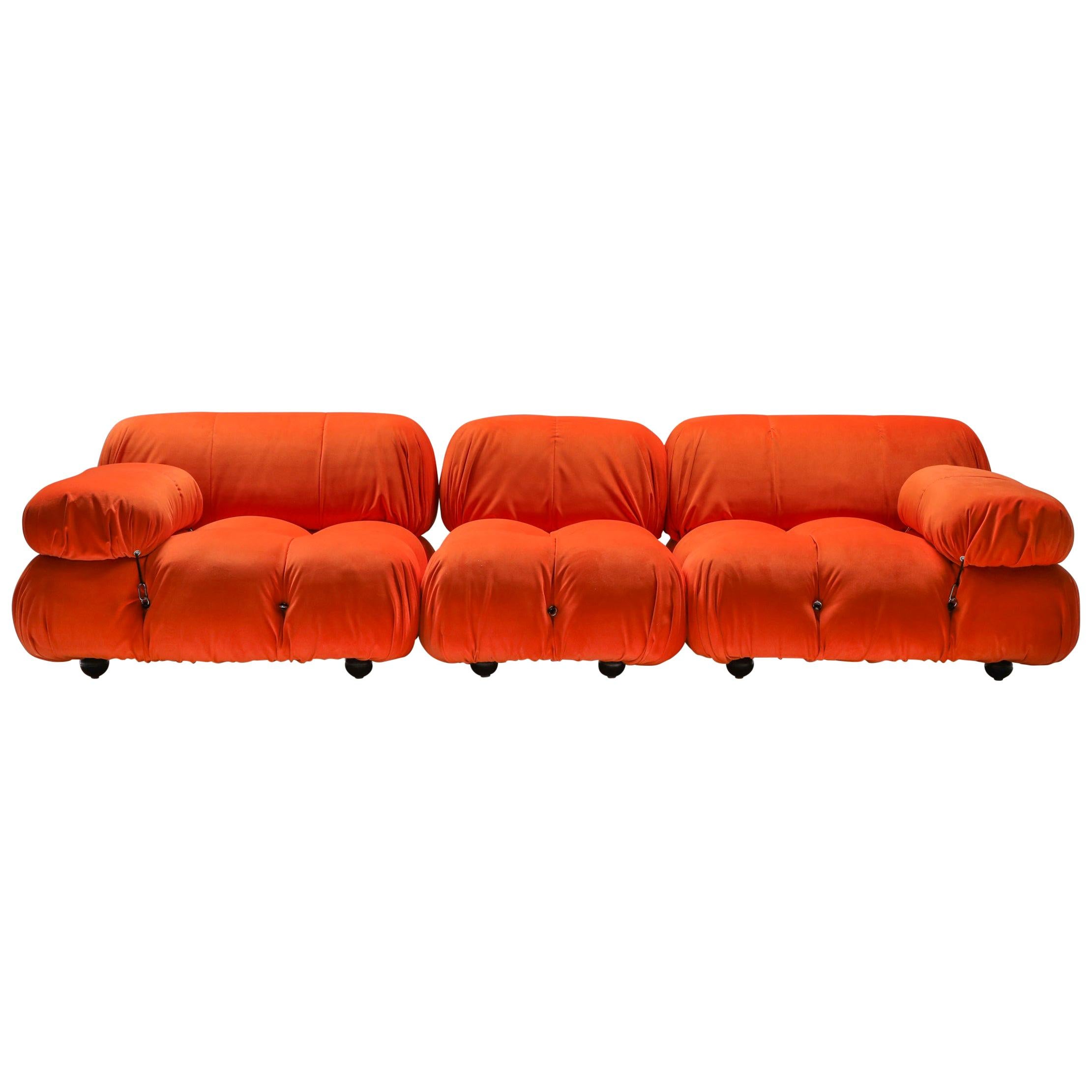 Camaleonda Sectional Sofa in Bright Orange