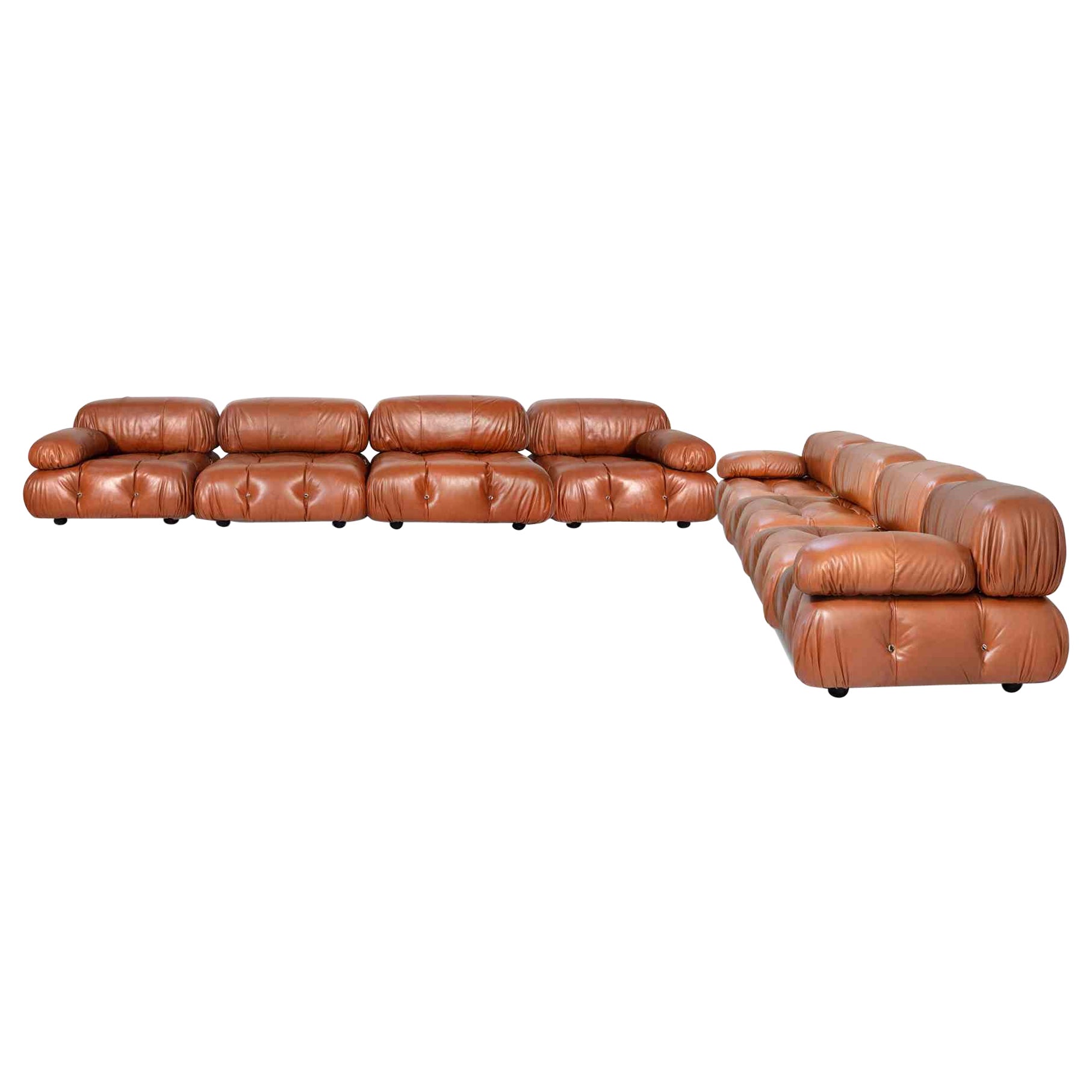 Canapé Camaleonda 8 modules + pouf de M. Bellini pour C&B Italia, Italie, années 1970