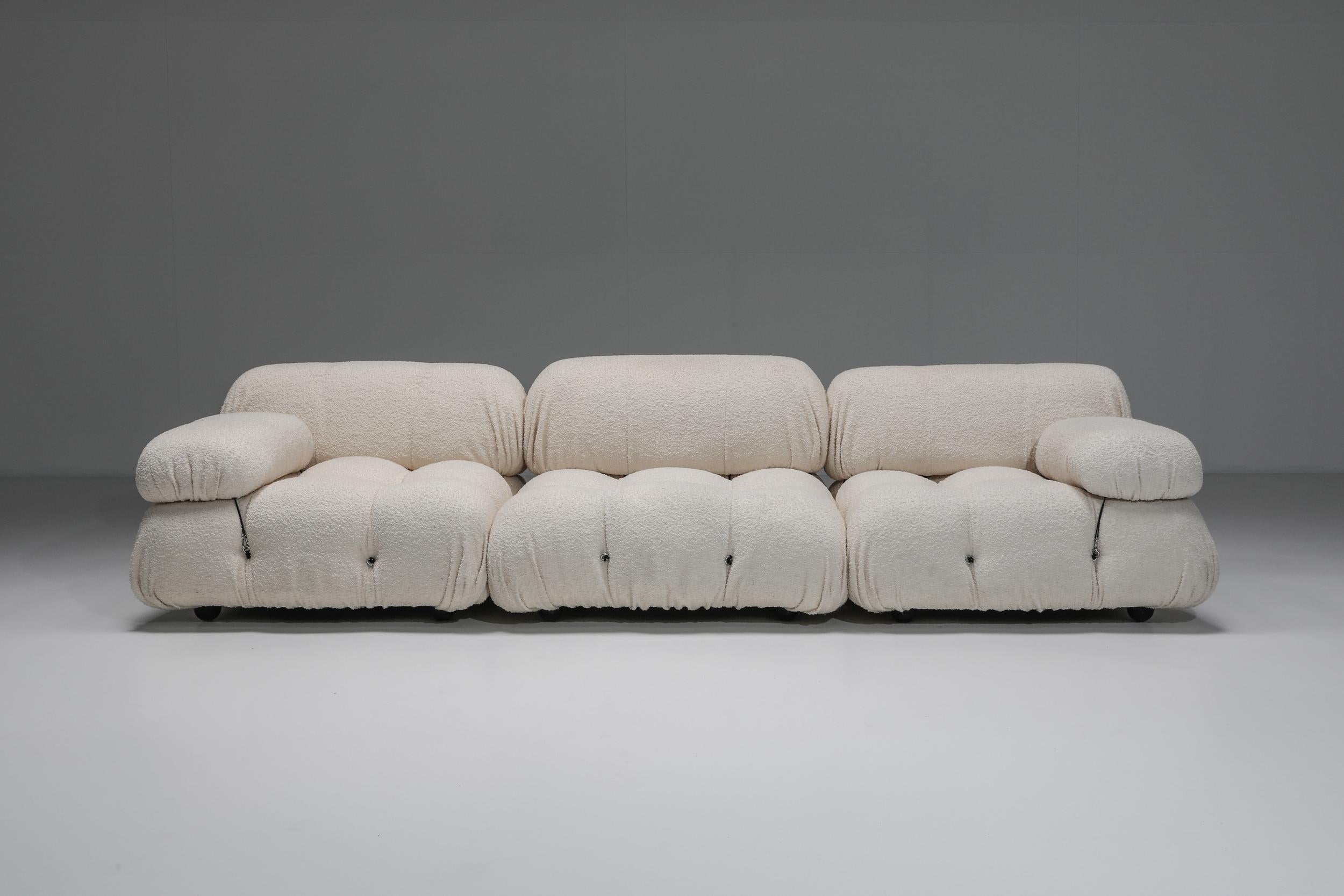 Camaleonda-Sofa aus Boucle-Wolle von Mario Bellini (Postmoderne) im Angebot