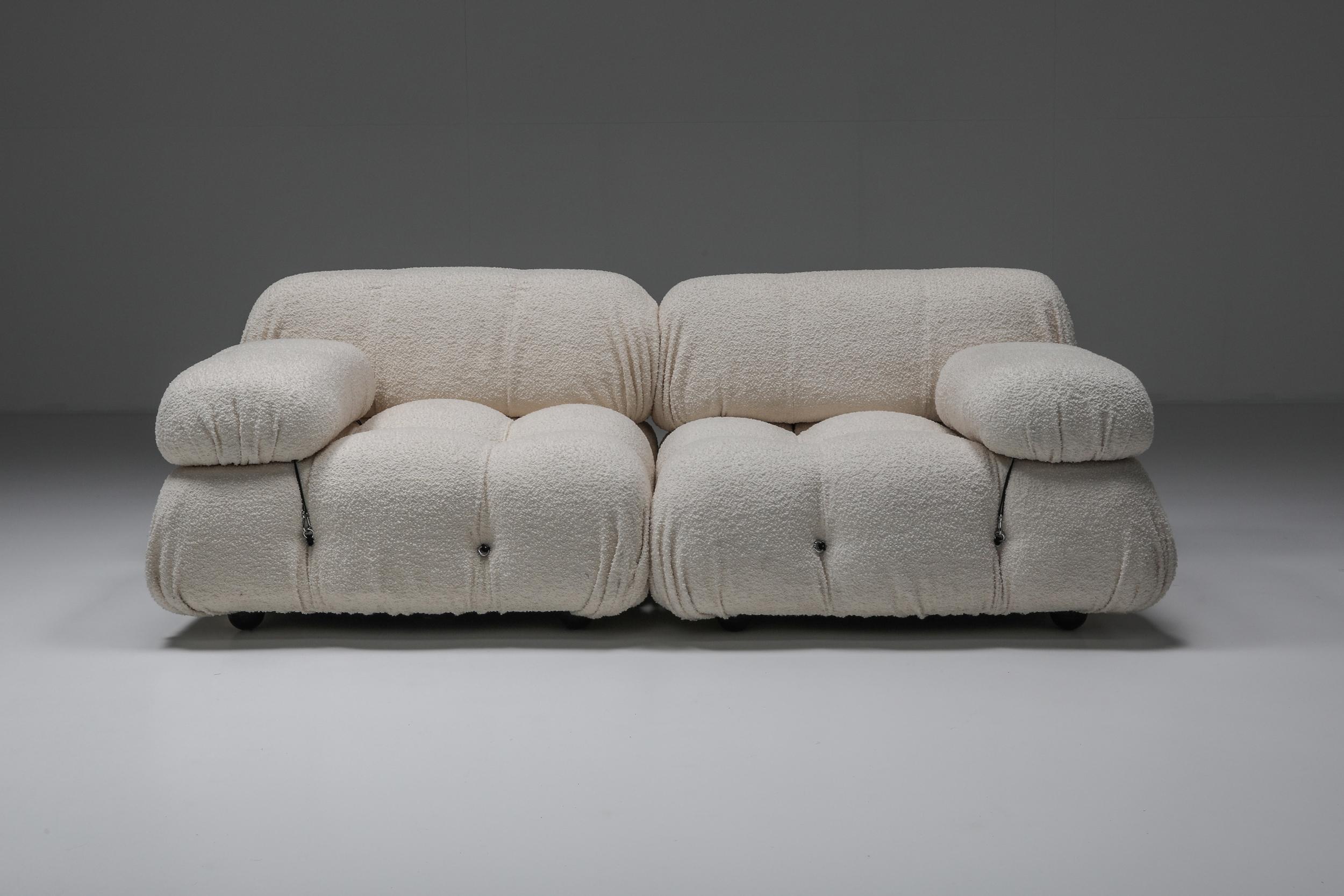 Camaleonda-Sofa aus Boucle-Wolle von Mario Bellini im Zustand „Hervorragend“ im Angebot in Antwerp, BE