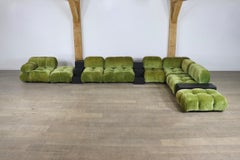 Camaleonda Sofa in Green Velvet by Mario Bellini for C&B Italia, 1972