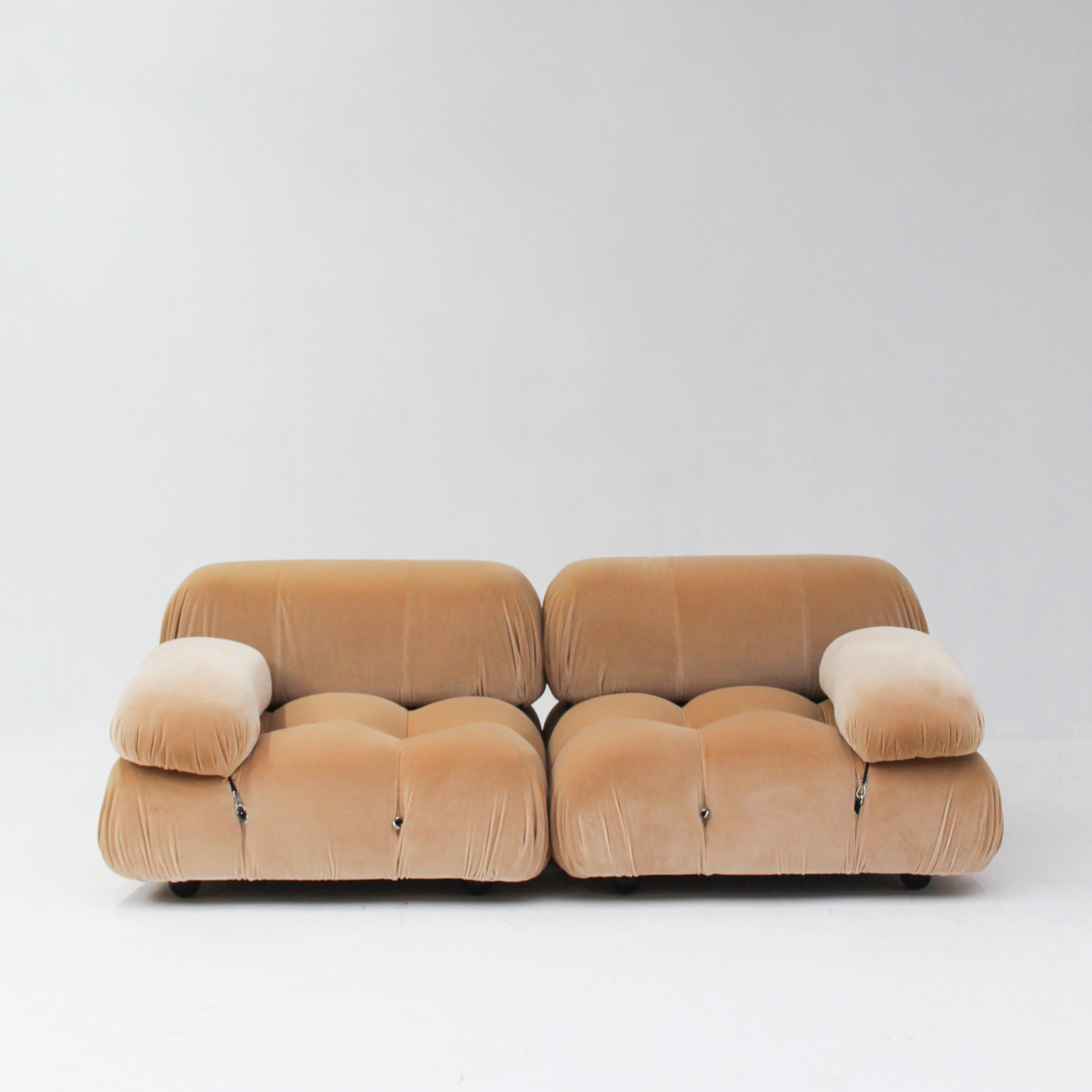 Camaleonda Sofa in Velvet by Mario Bellini for C&B Italia 4