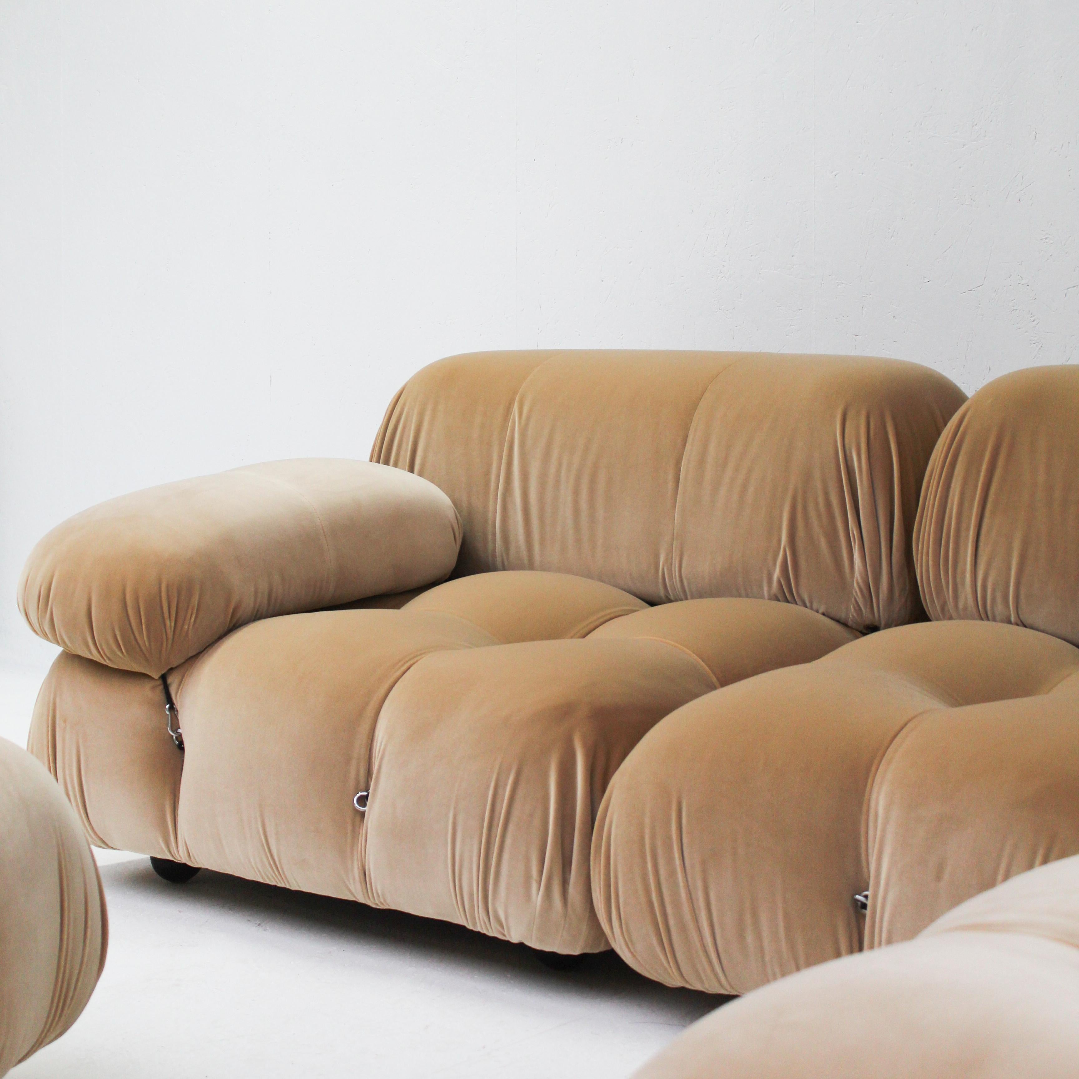 Camaleonda Sofa in Velvet by Mario Bellini for C&B Italia 2