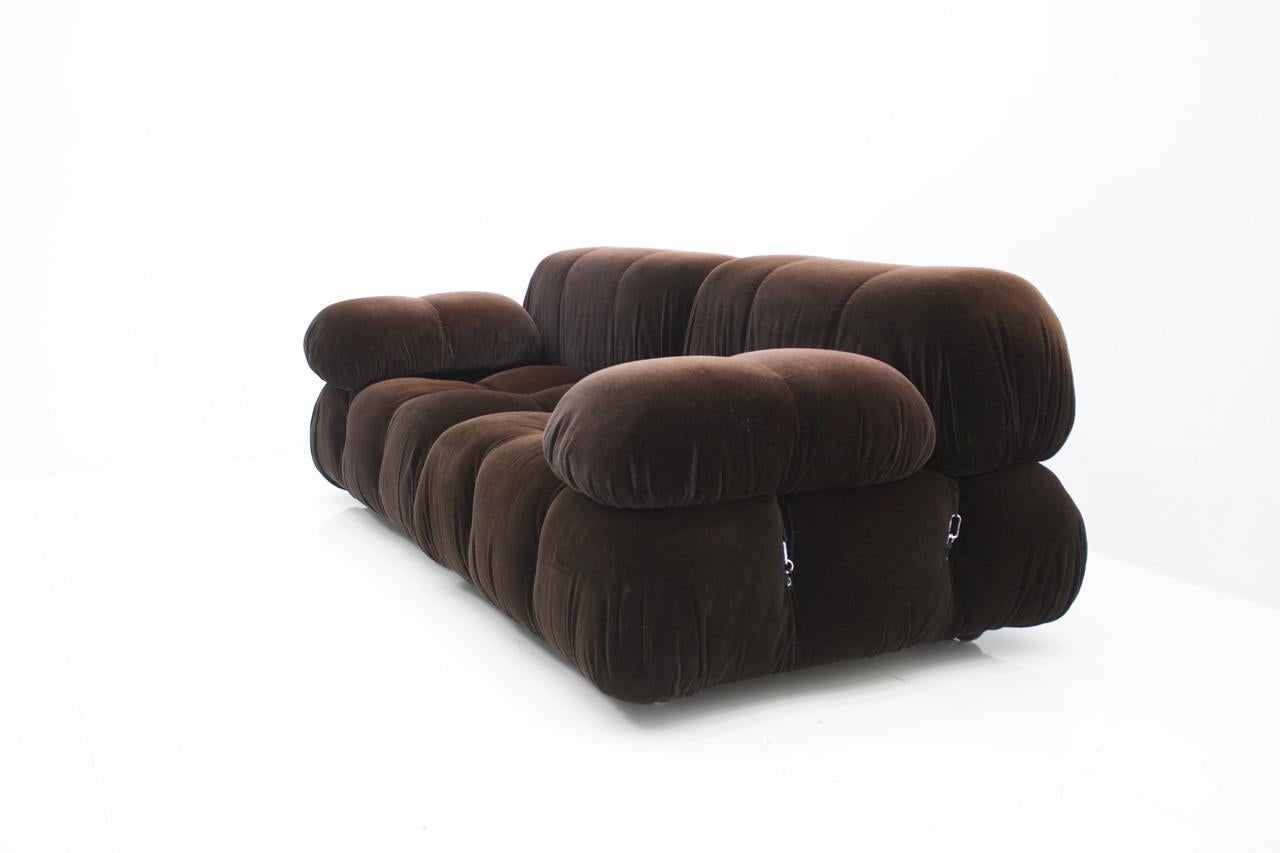 Late 20th Century Camaleonda Sofa with a Stool by Mario Bellini for B&B Italia, 1970s