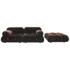 Camaleonda Sofa with a Stool by Mario Bellini for B&B Italia, 1970s