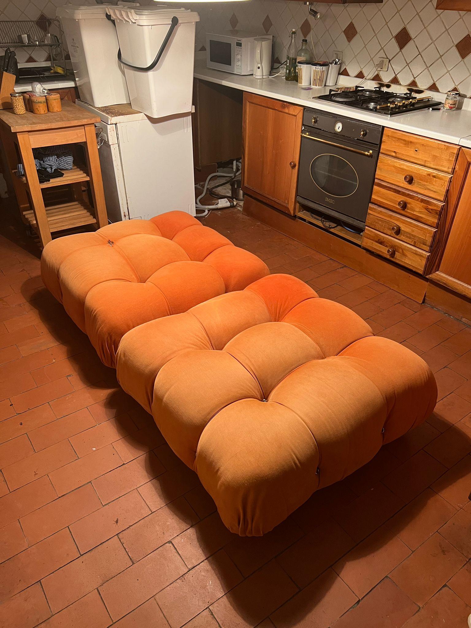 Mid-Century Modern Camaleonda Two large seats  Sofa of By Mario Bellini from C&B Italia 1970s