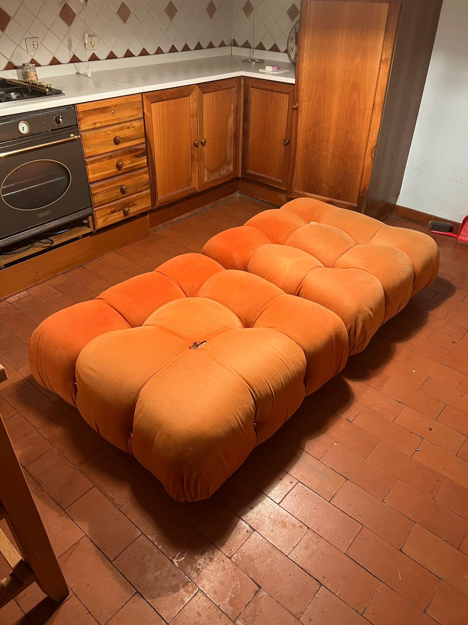 Italian Camaleonda Two large seats  Sofa of By Mario Bellini from C&B Italia 1970s