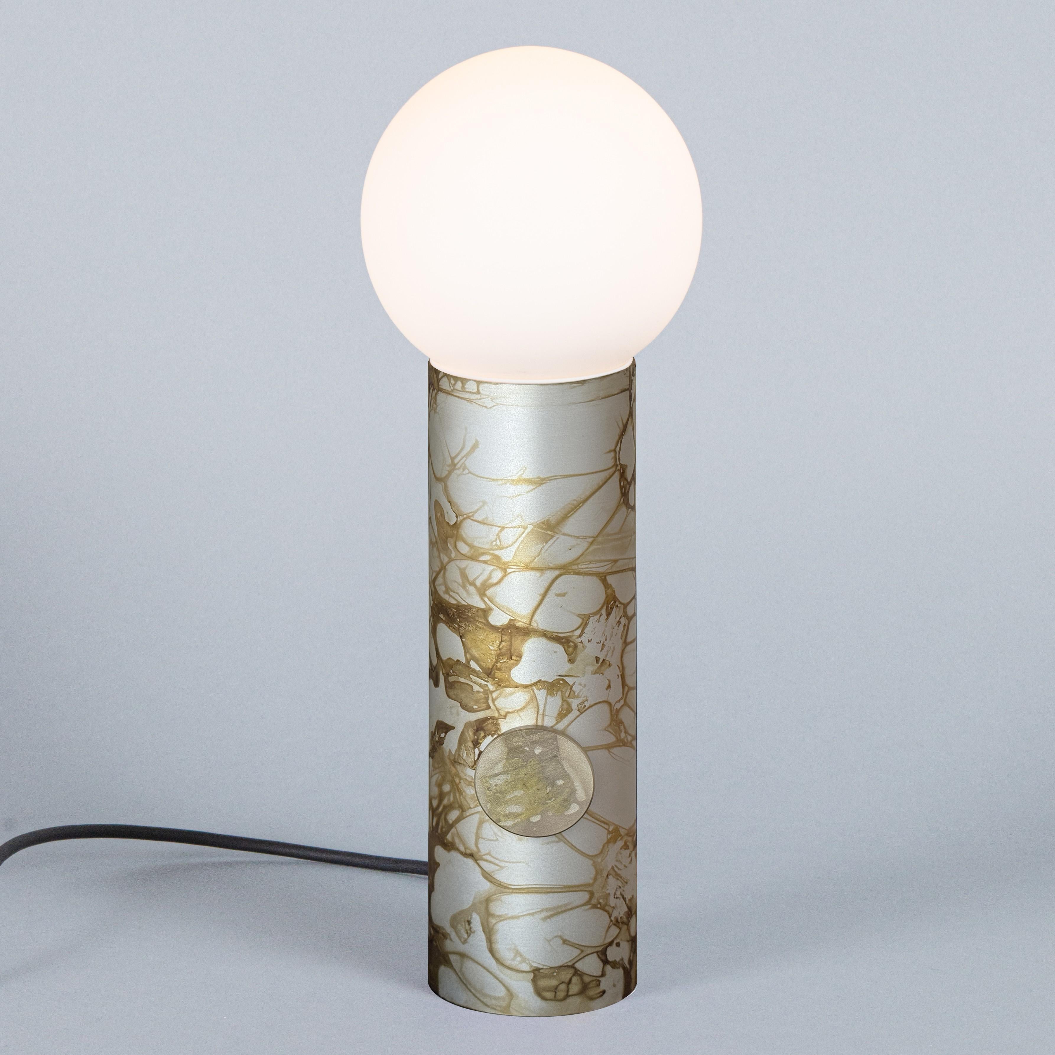 
The Cambium Table Lamp in Green by Studio Loop Loop

Matte Aluminium, Matte Glass

Dia 4.7
