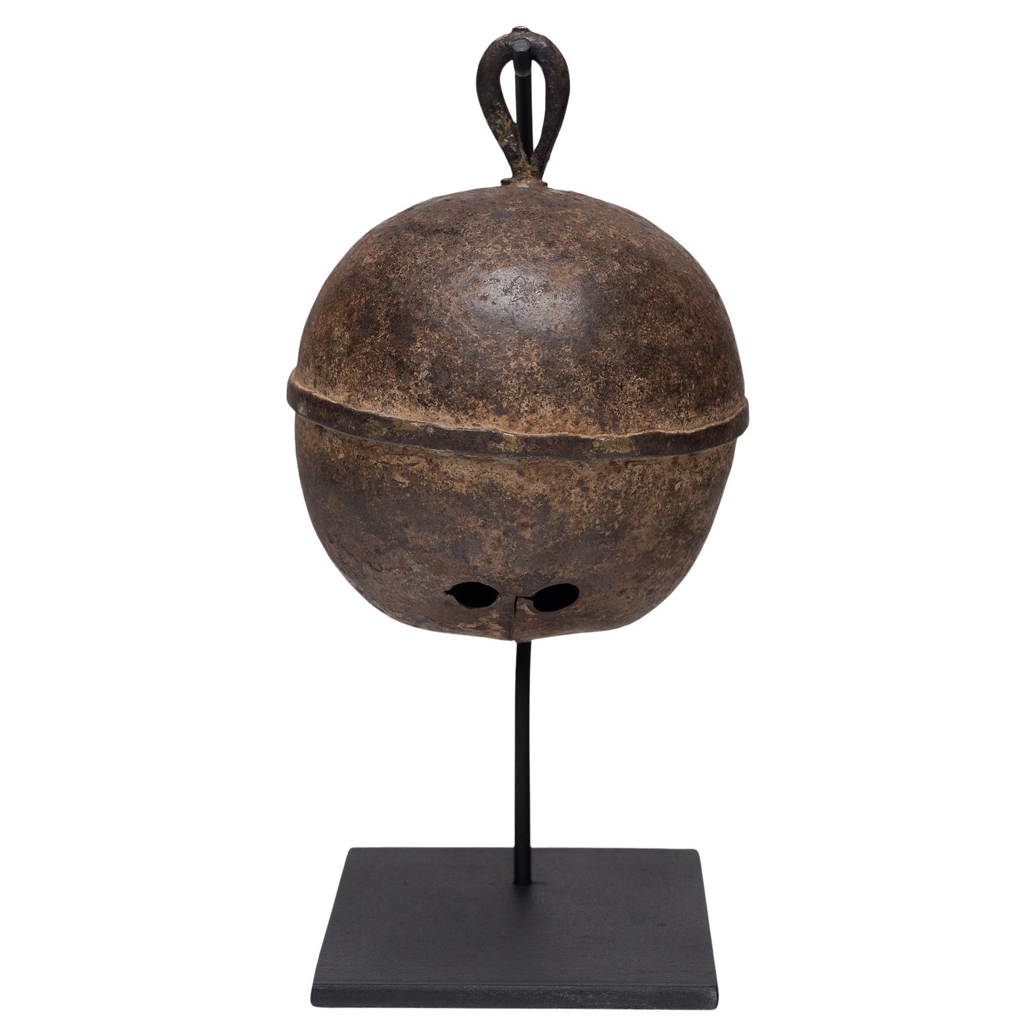 Cambodian Bronze Elephant Bell, c. 1850 For Sale