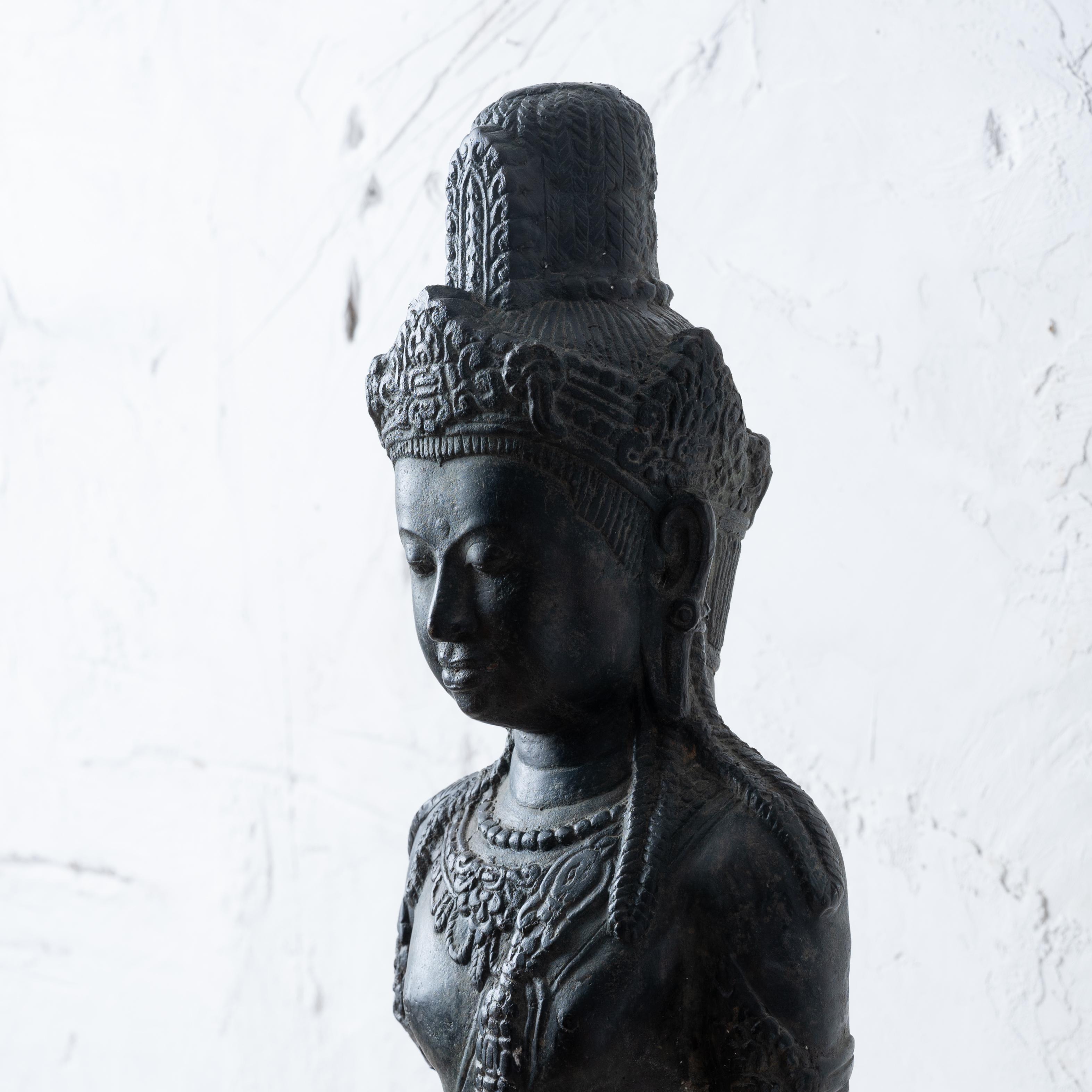 Cambodian Khmer Bronze Figure For Sale 1