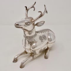 Cambodian Silver Stag Box