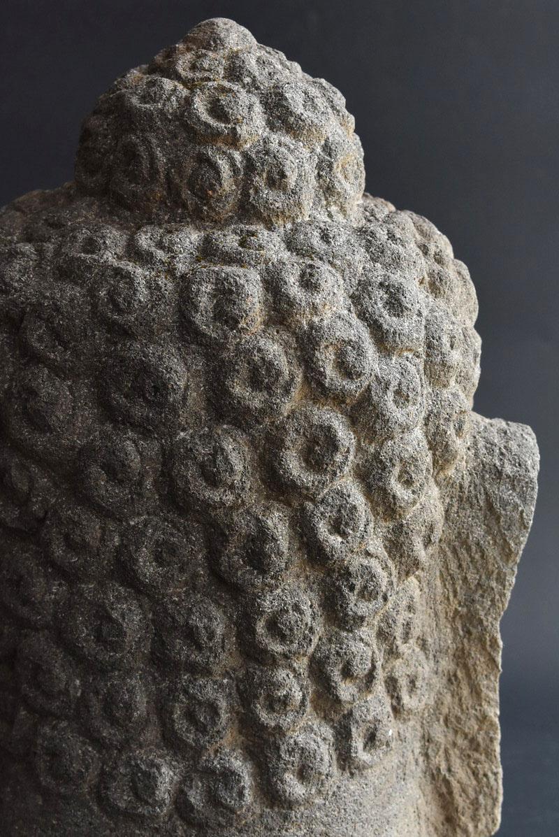 Cambodian Stone Buddha before the 19th Century / Buddha Head / Buddha Statue 5