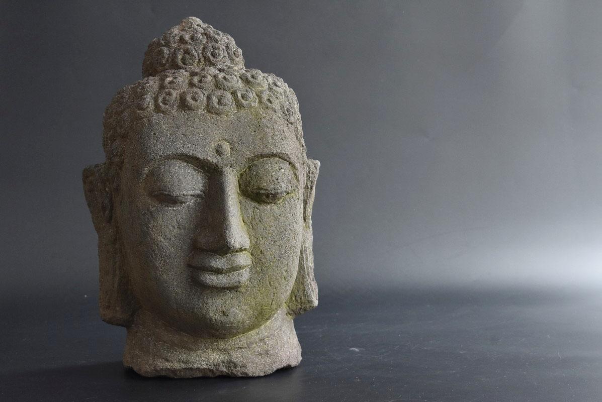 Cambodian Stone Buddha before the 19th Century / Buddha Head / Buddha Statue 8